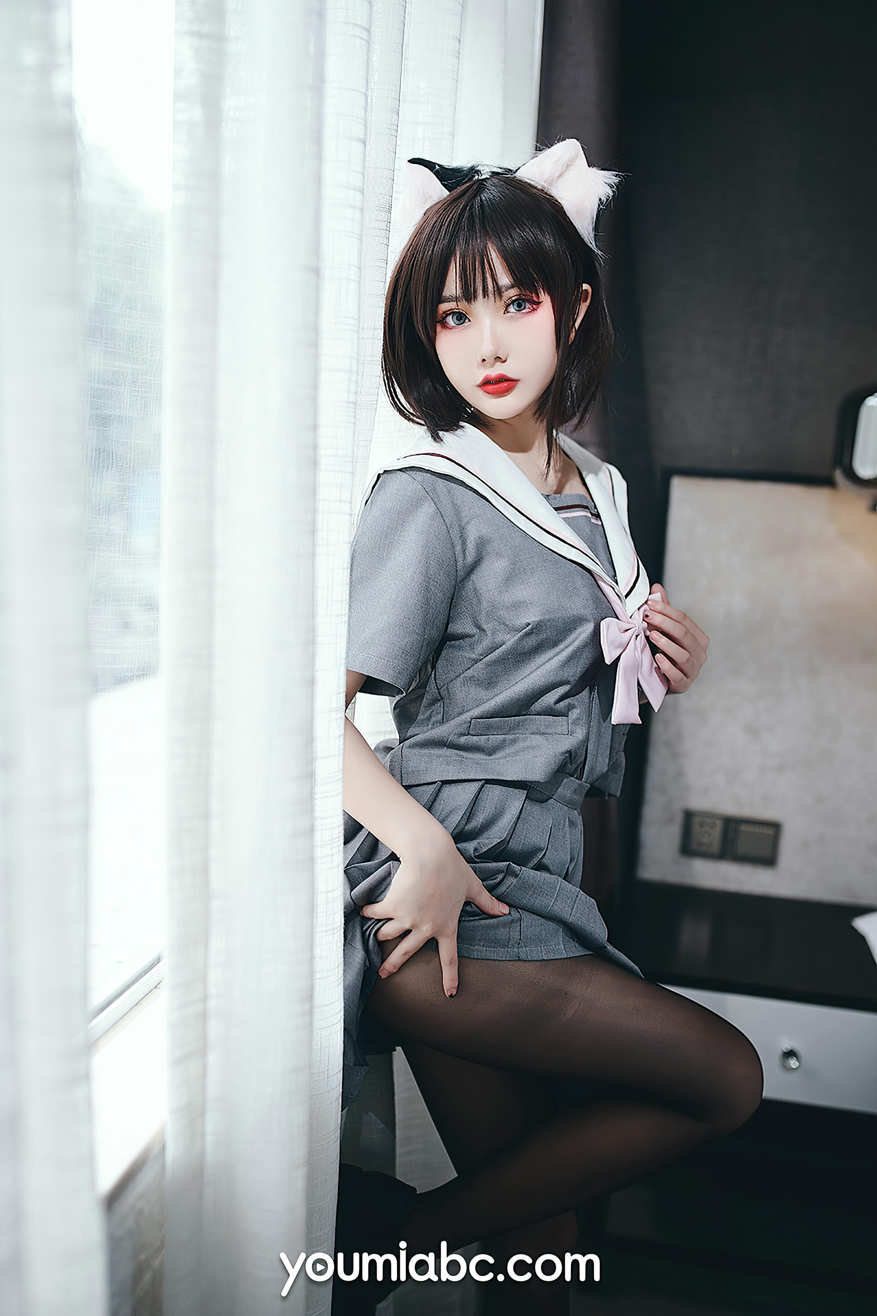 您的蛋蛋 NO.017 [YouMi尤蜜] 2020.11.10 制服猫娘[44P-845MB]_第1集