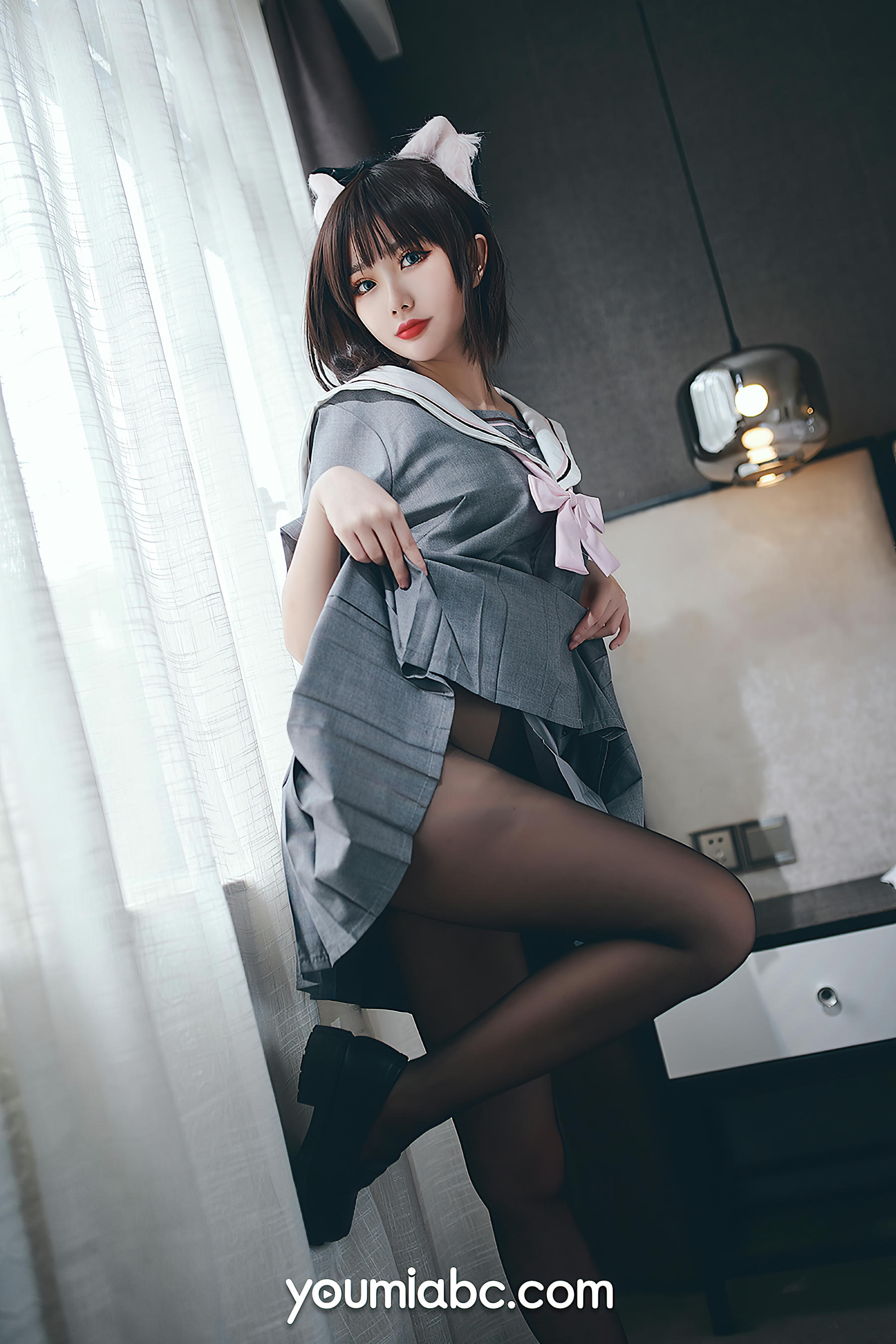 您的蛋蛋 NO.017 [YouMi尤蜜] 2020.11.10 制服猫娘[44P-845MB]_第1集