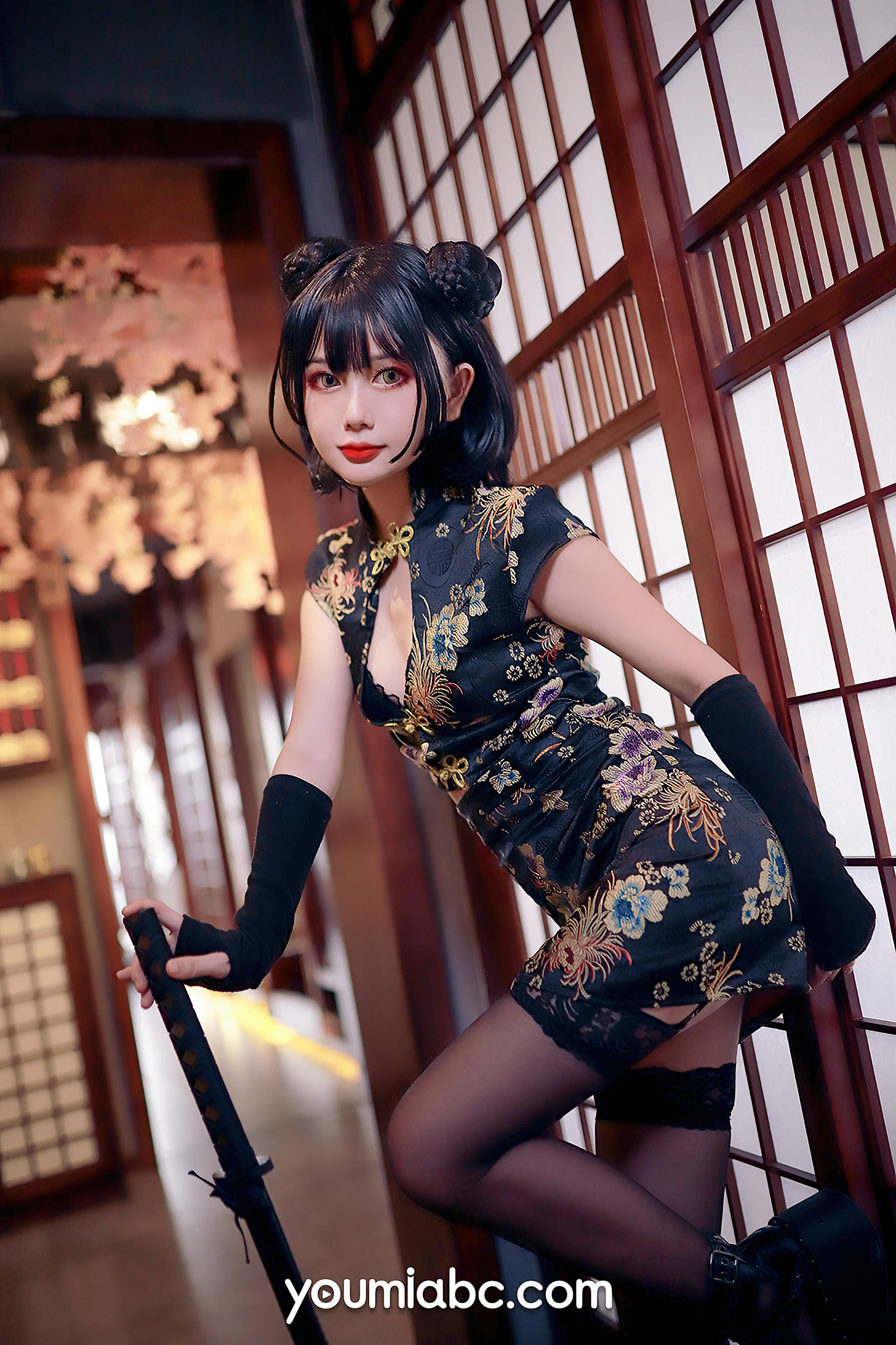 您的蛋蛋 NO.018 [YouMi尤蜜] 2020.12.12 旗袍武士娘[33P-650MB]_第1集