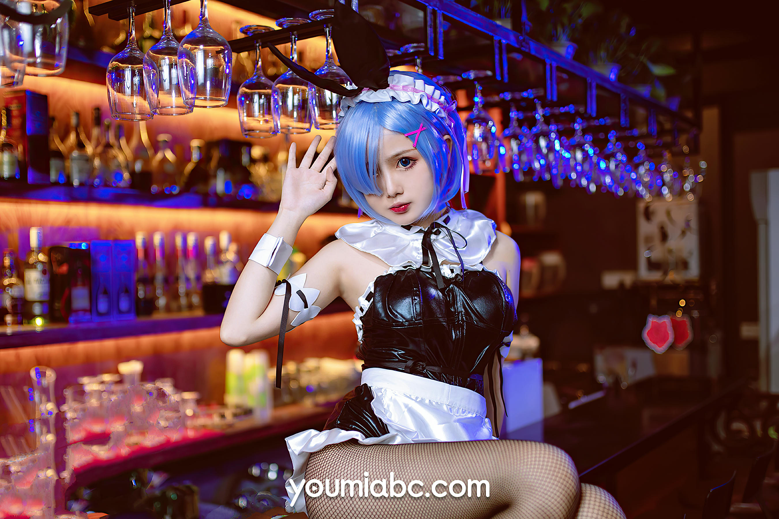 [YouMi尤蜜]2021.09.02 蕾姆兔女郎的小酒馆 您的蛋蛋[41P／890MB]_第1集