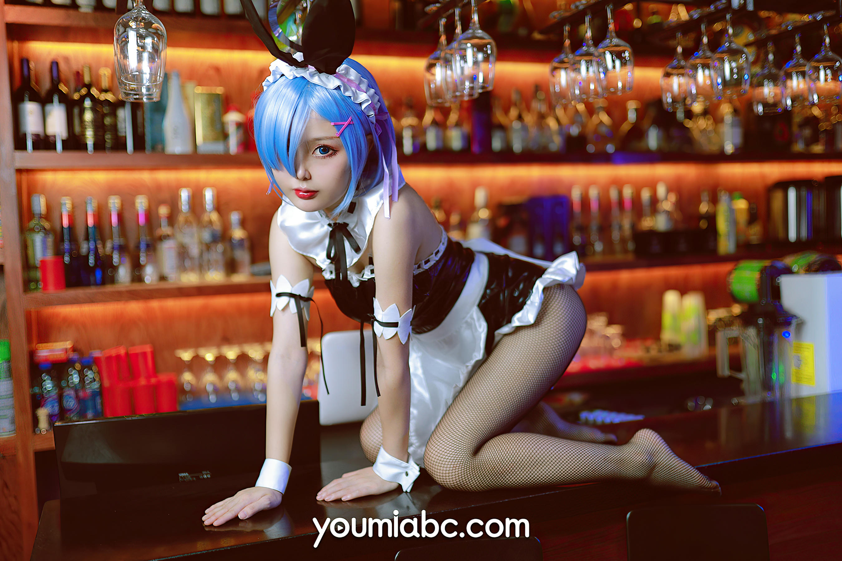 [YouMi尤蜜]2021.09.02 蕾姆兔女郎的小酒馆 您的蛋蛋[41P／890MB]_第2集