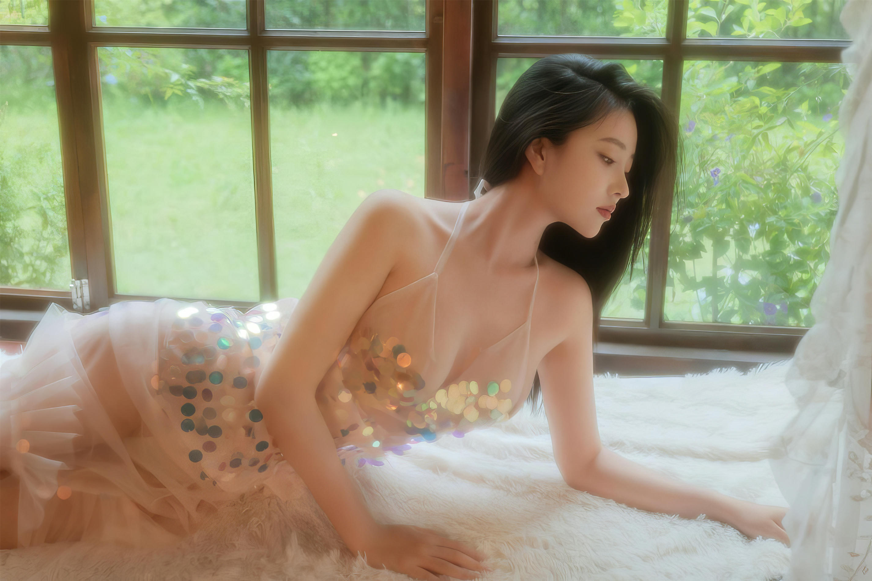 年年 NO.081 亮片透明礼服 [57P 247MB]_第3集