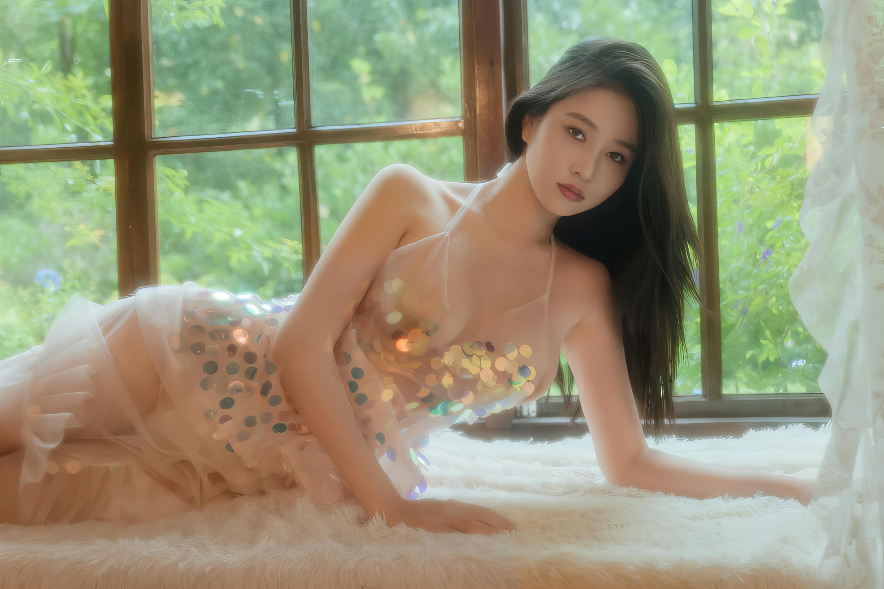 年年 NO.081 亮片透明礼服 [57P 247MB]_第3集