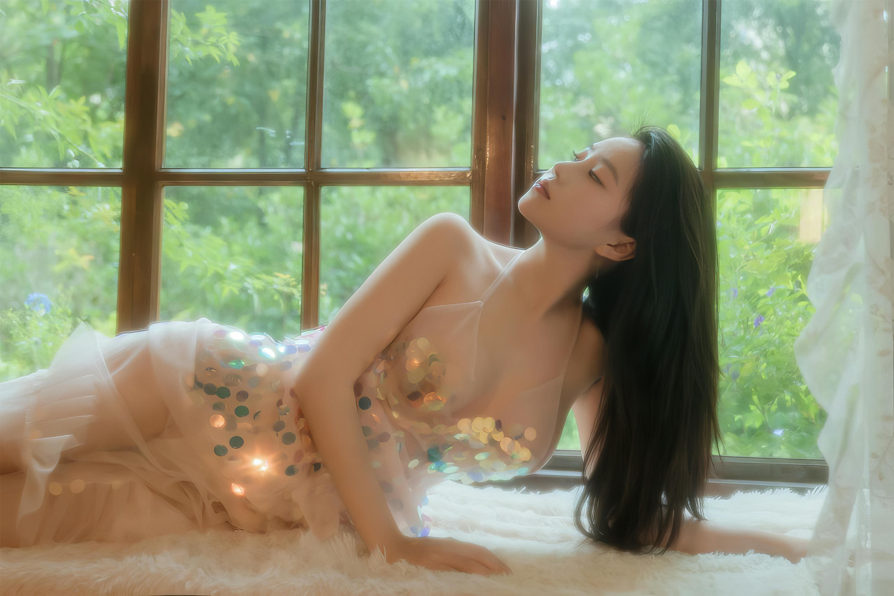 年年 NO.081 亮片透明礼服 [57P 247MB]_第3集