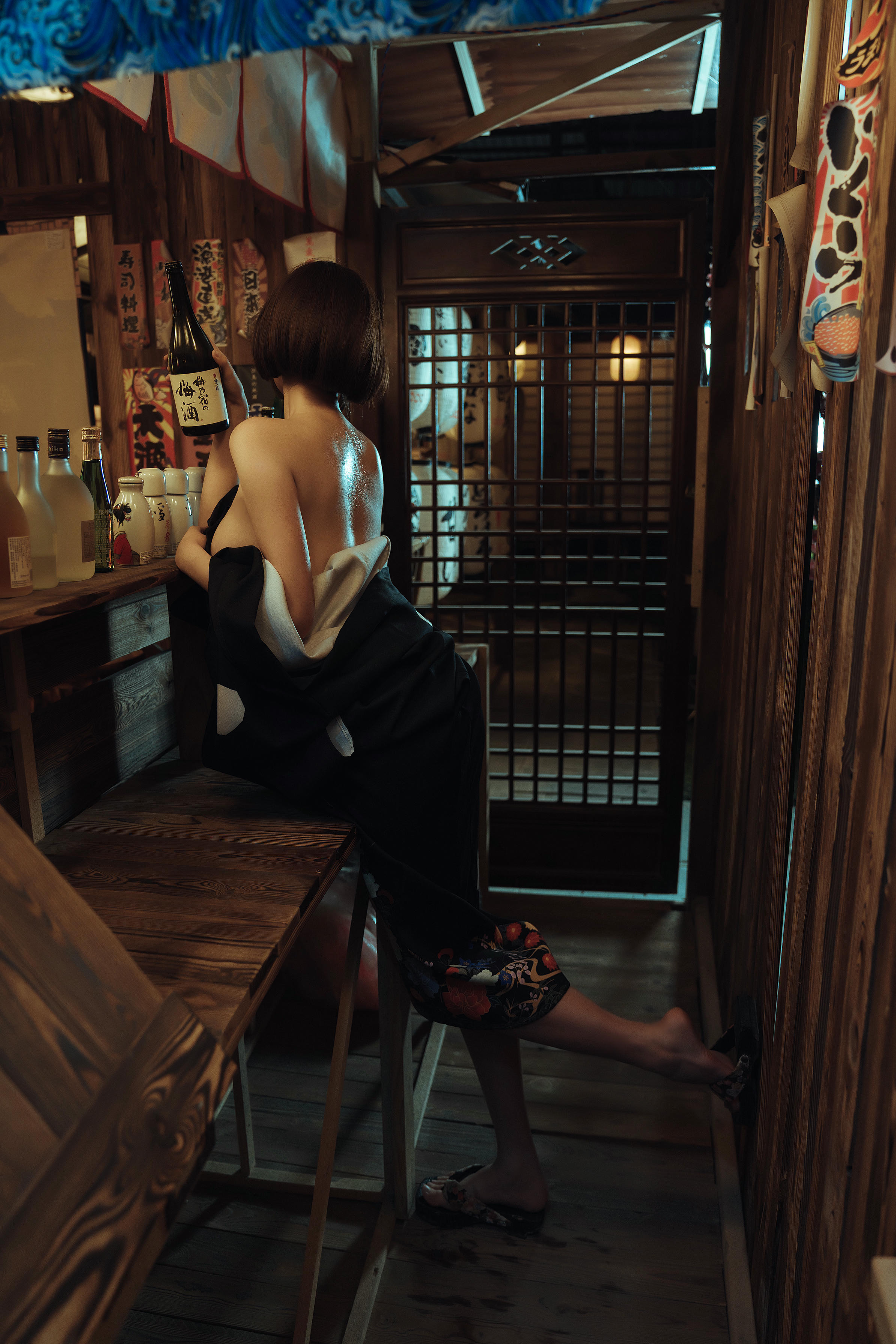 奈汐酱nice NO.001 老板娘1 热情老板娘 [16P-157MB]_第1集