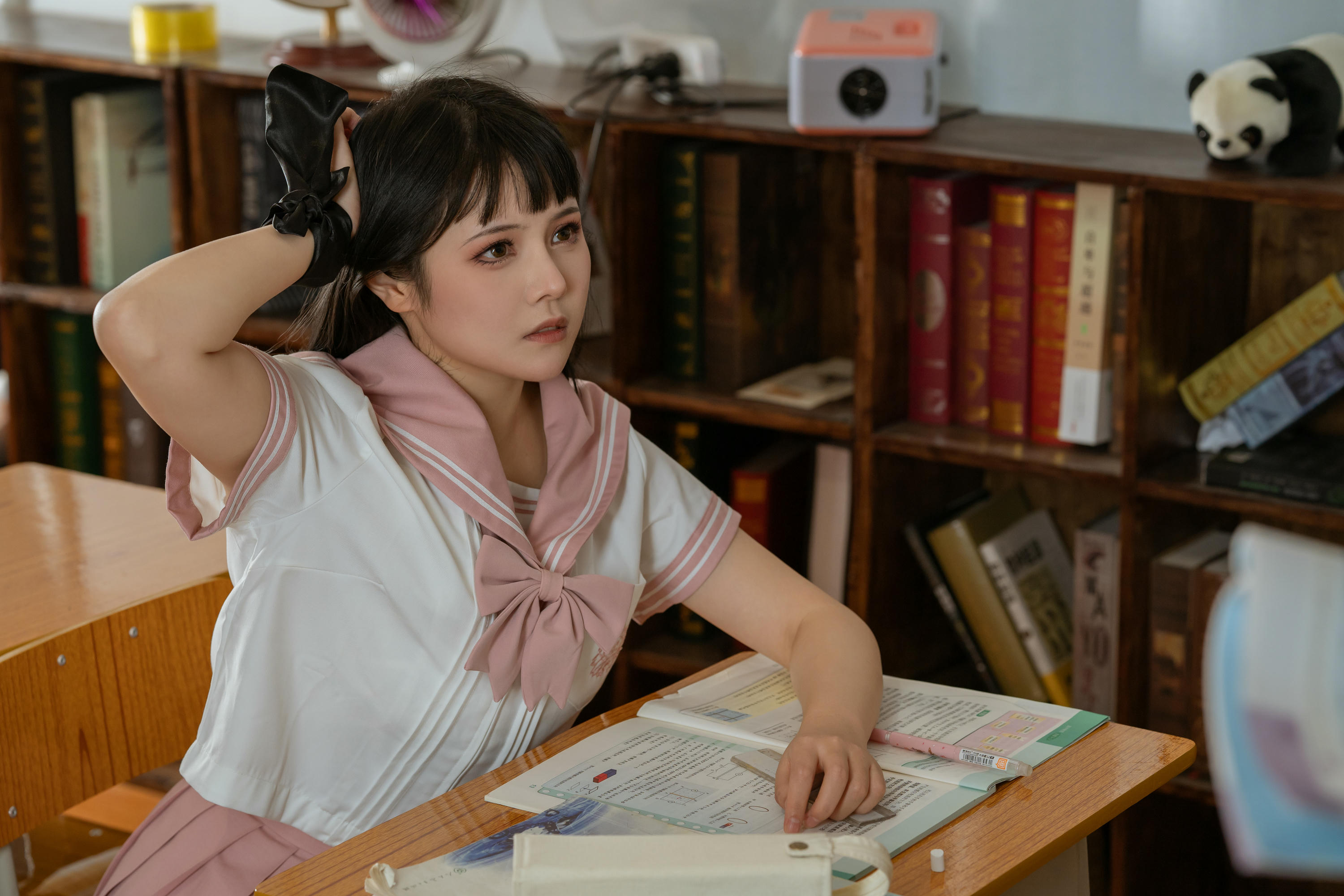 奈汐酱nice NO.064 &七月喵子 放学后的补习[72P-1V-591.8M]_第1集