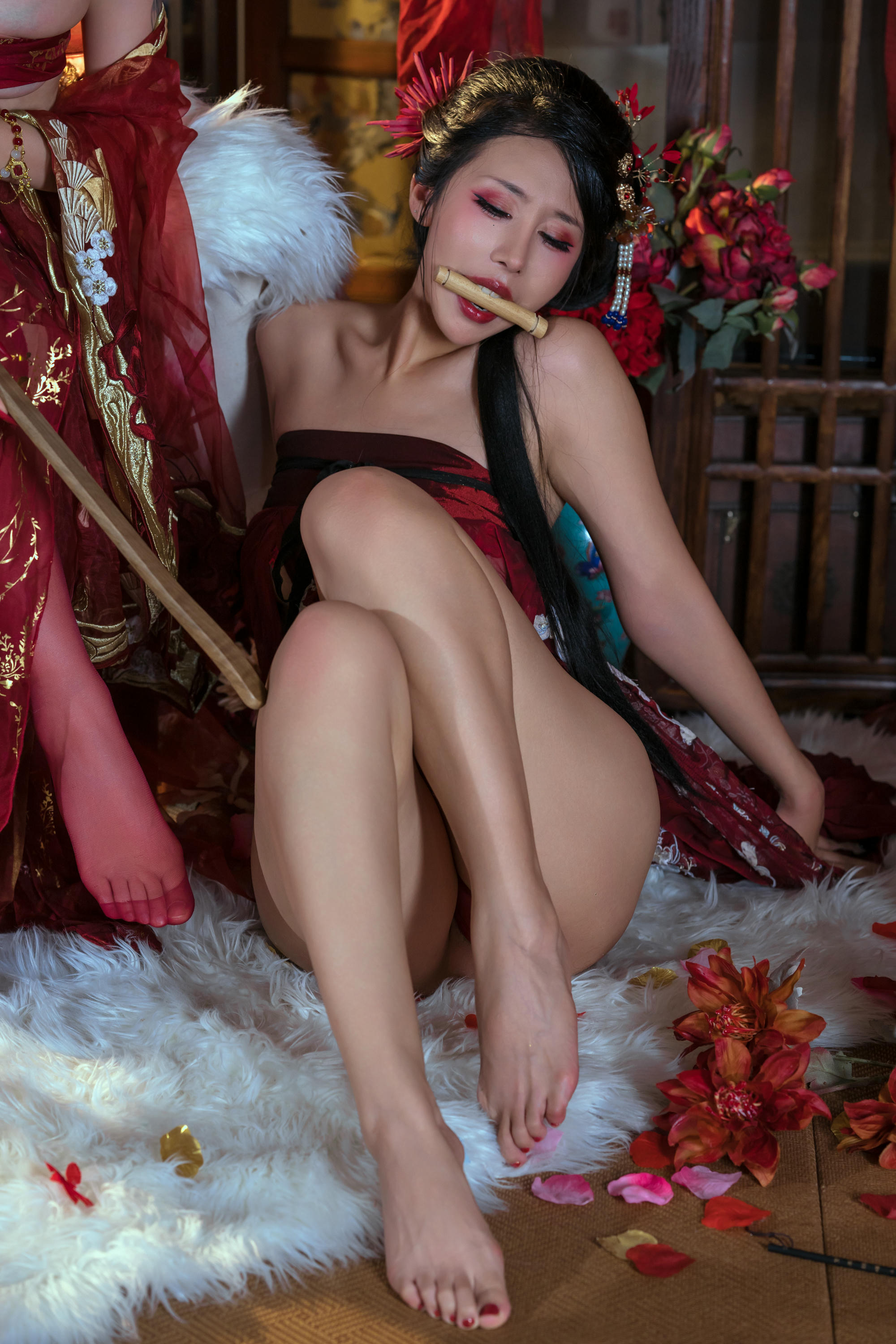 奈汐酱nice NO.077 &云溪溪&奶桃 青楼韵事 [120P1V-1.22GB]_第2集