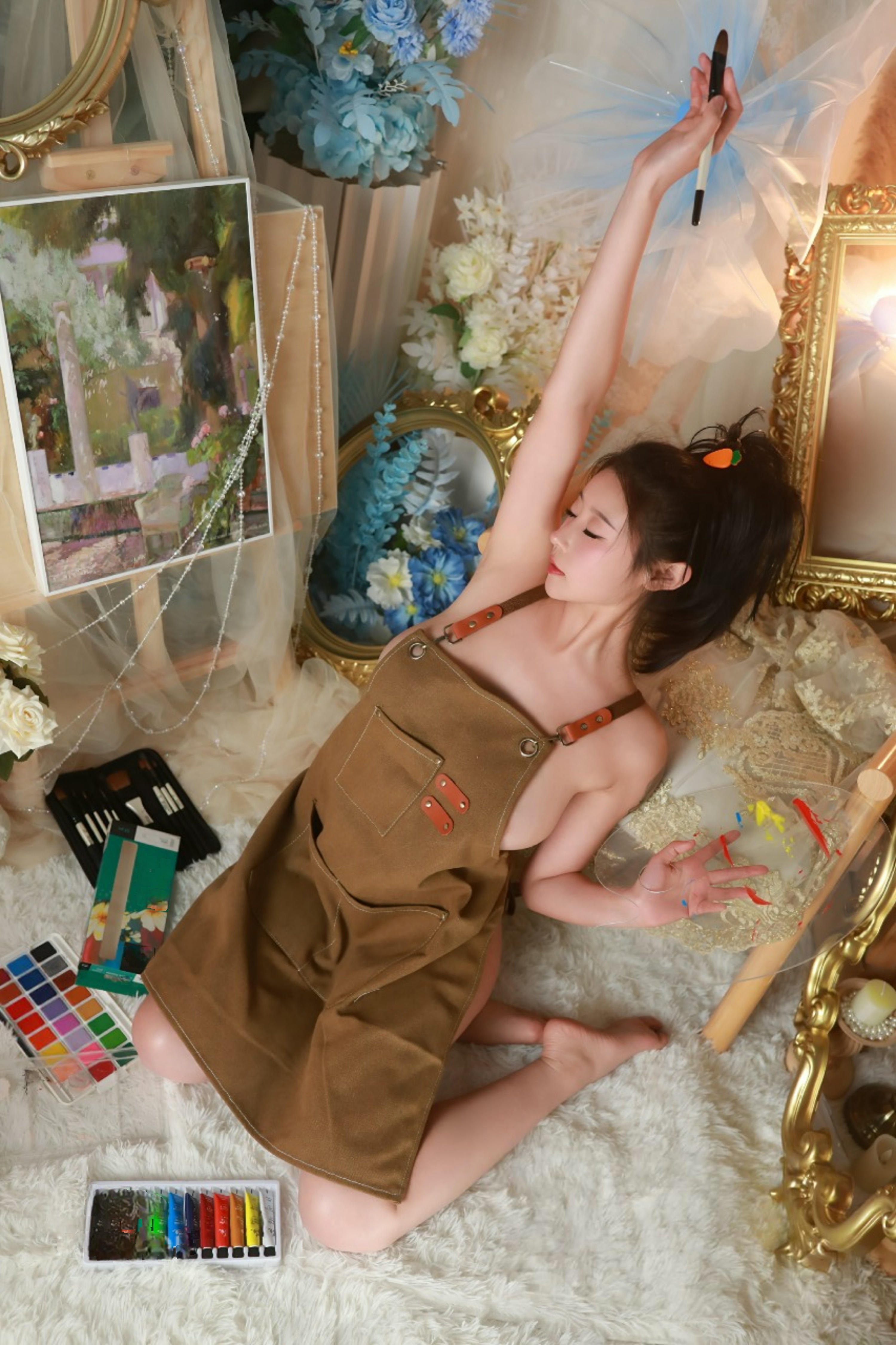 奈汐酱nice NO.089 画家[62P1V 850M]_第1集