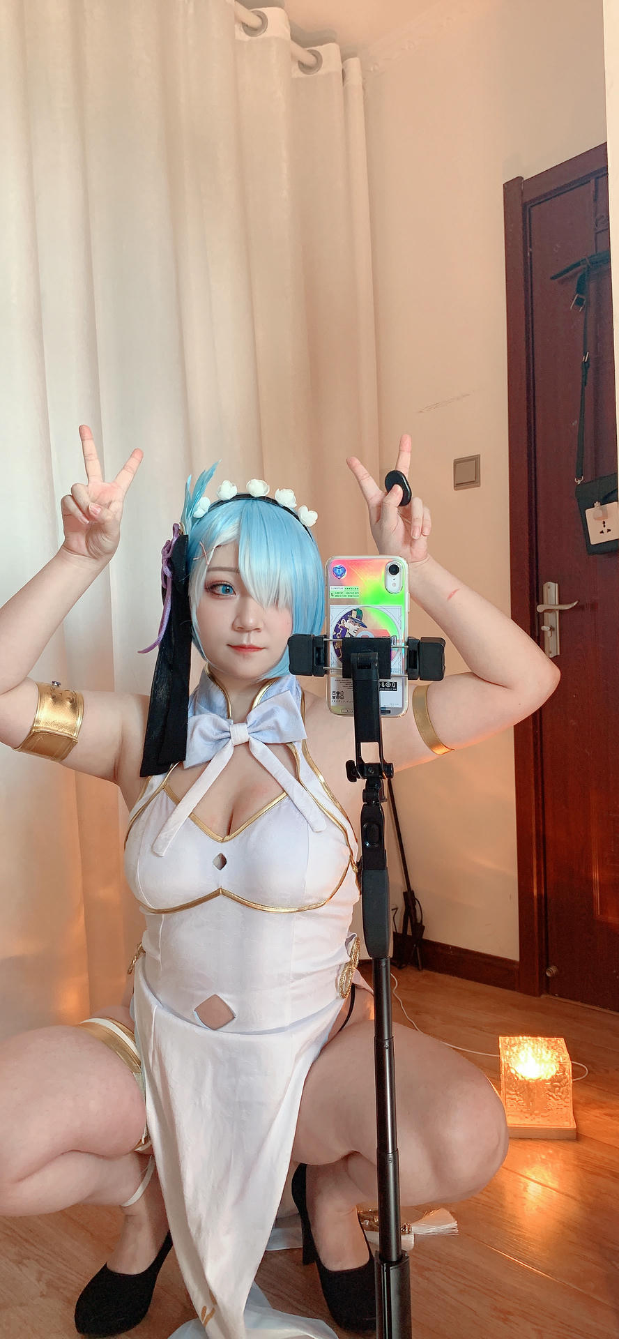 欧翼翼-4.26蕾姆旗袍-体育作业_第2集