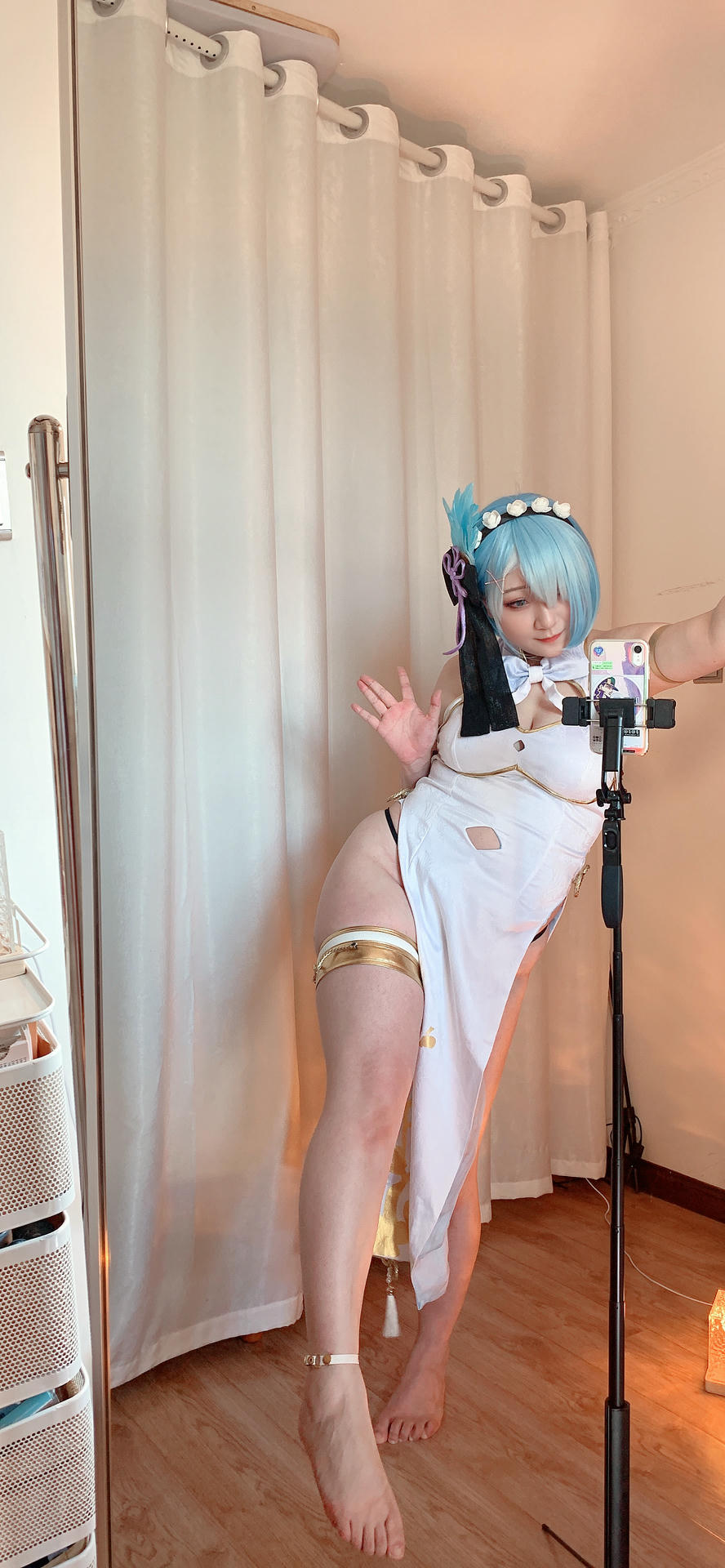 欧翼翼-4.26蕾姆旗袍-体育作业_第3集