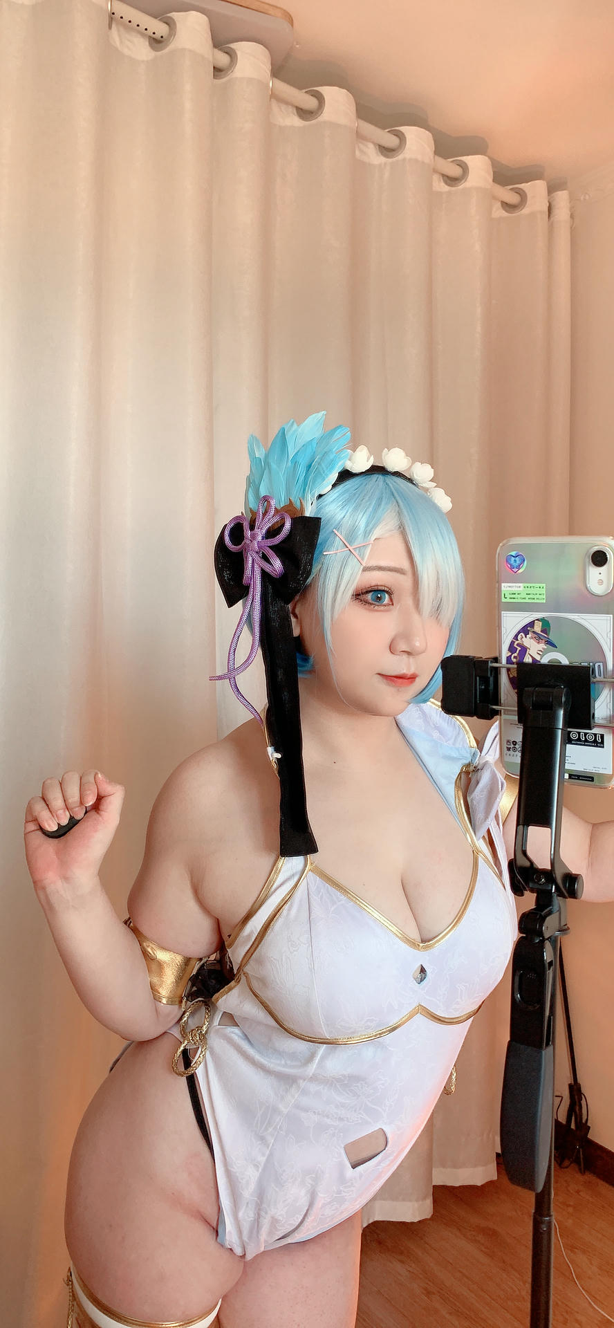 欧翼翼-4.26蕾姆旗袍-体育作业_第3集