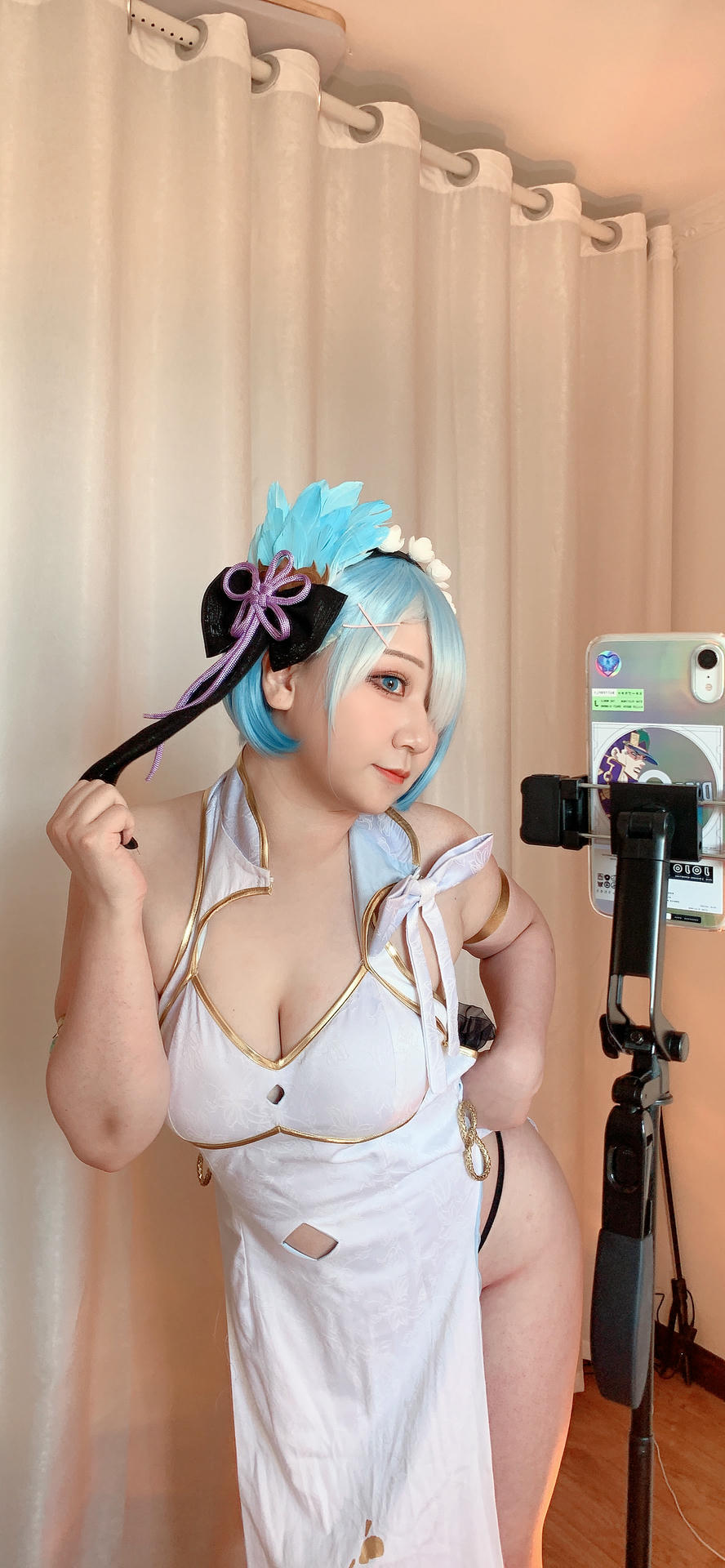 欧翼翼-4.26蕾姆旗袍-体育作业_第3集