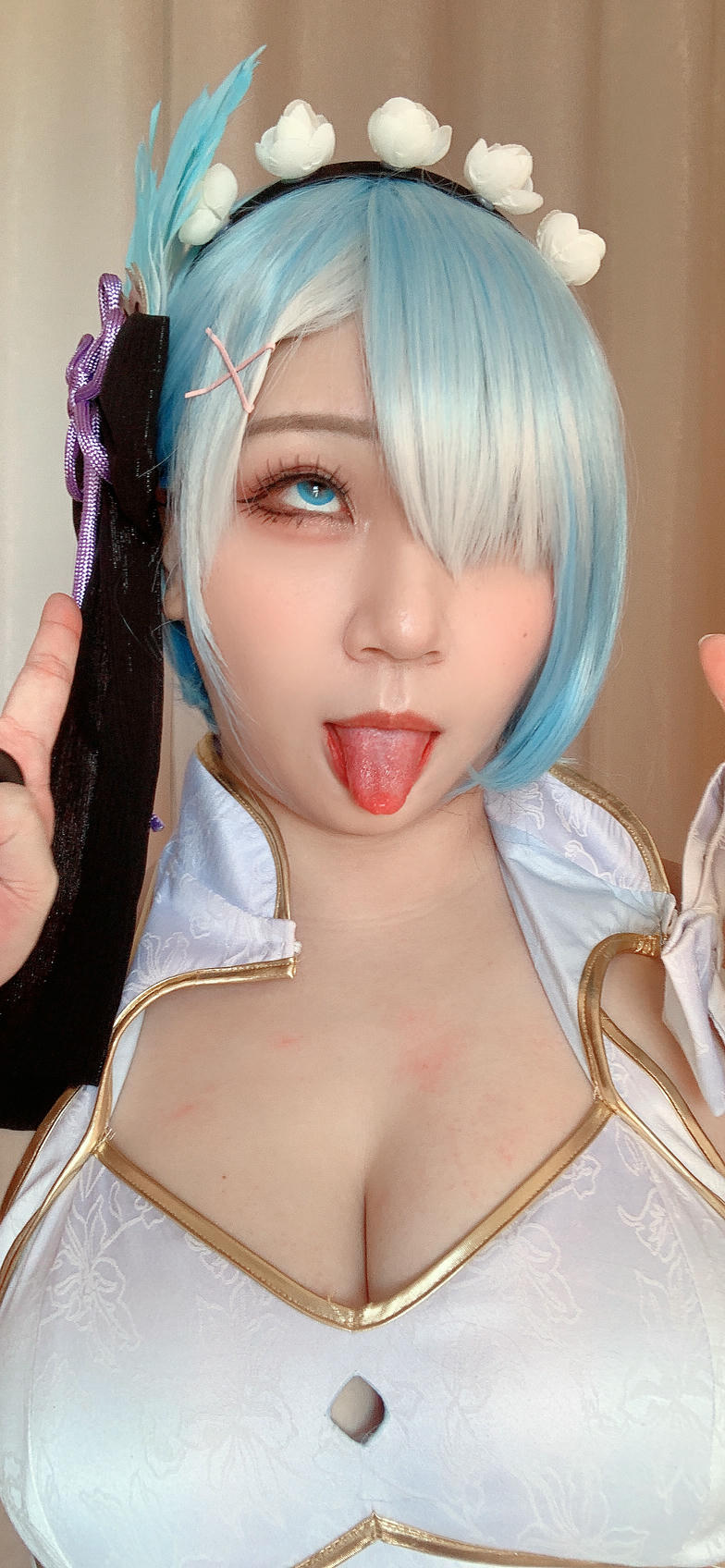 欧翼翼-4.26蕾姆旗袍-体育作业_第4集