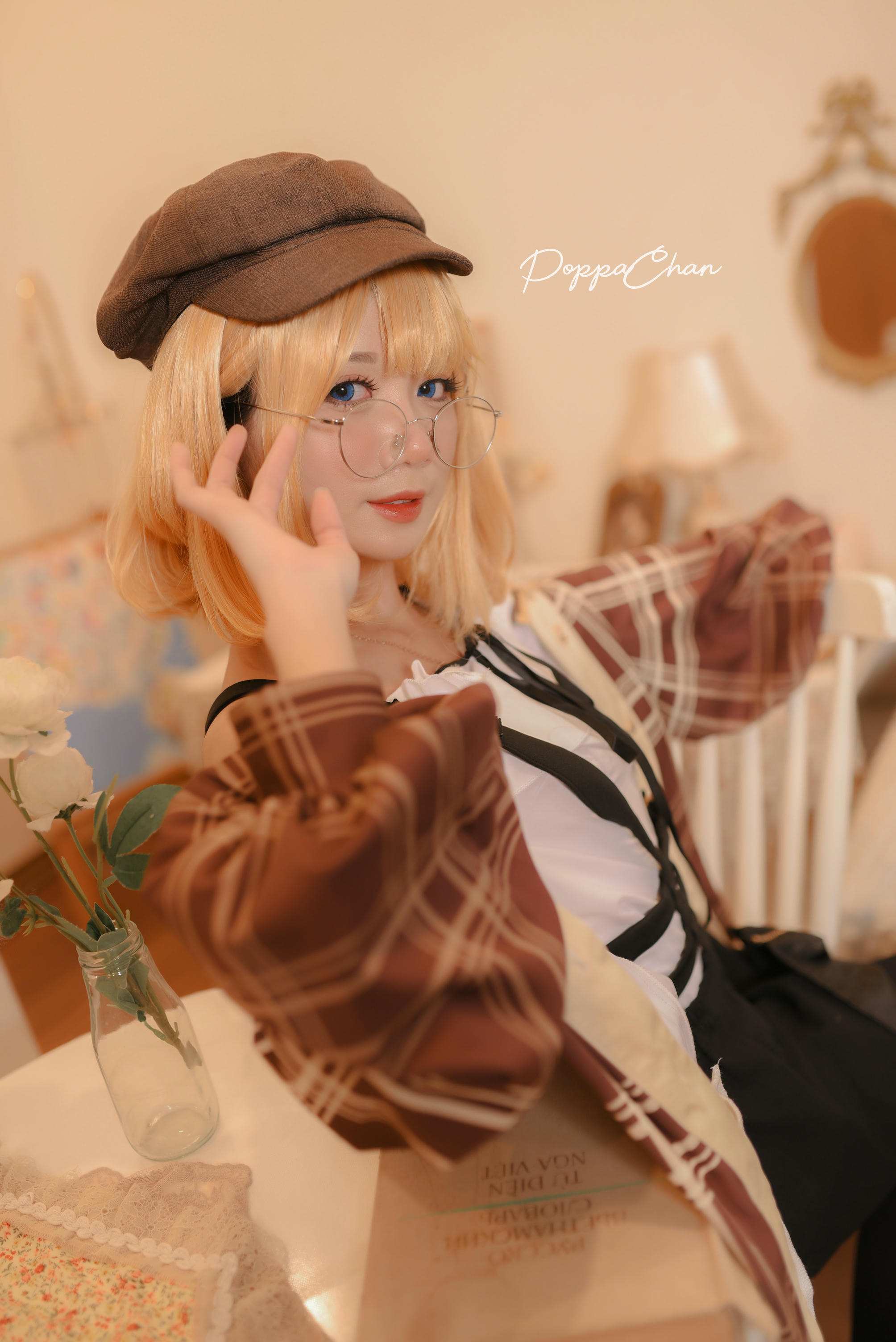越南coser-PoppaChan NO.015 Amelia Watson Casual Clothes version [50P+10V／261MB]_第1集
