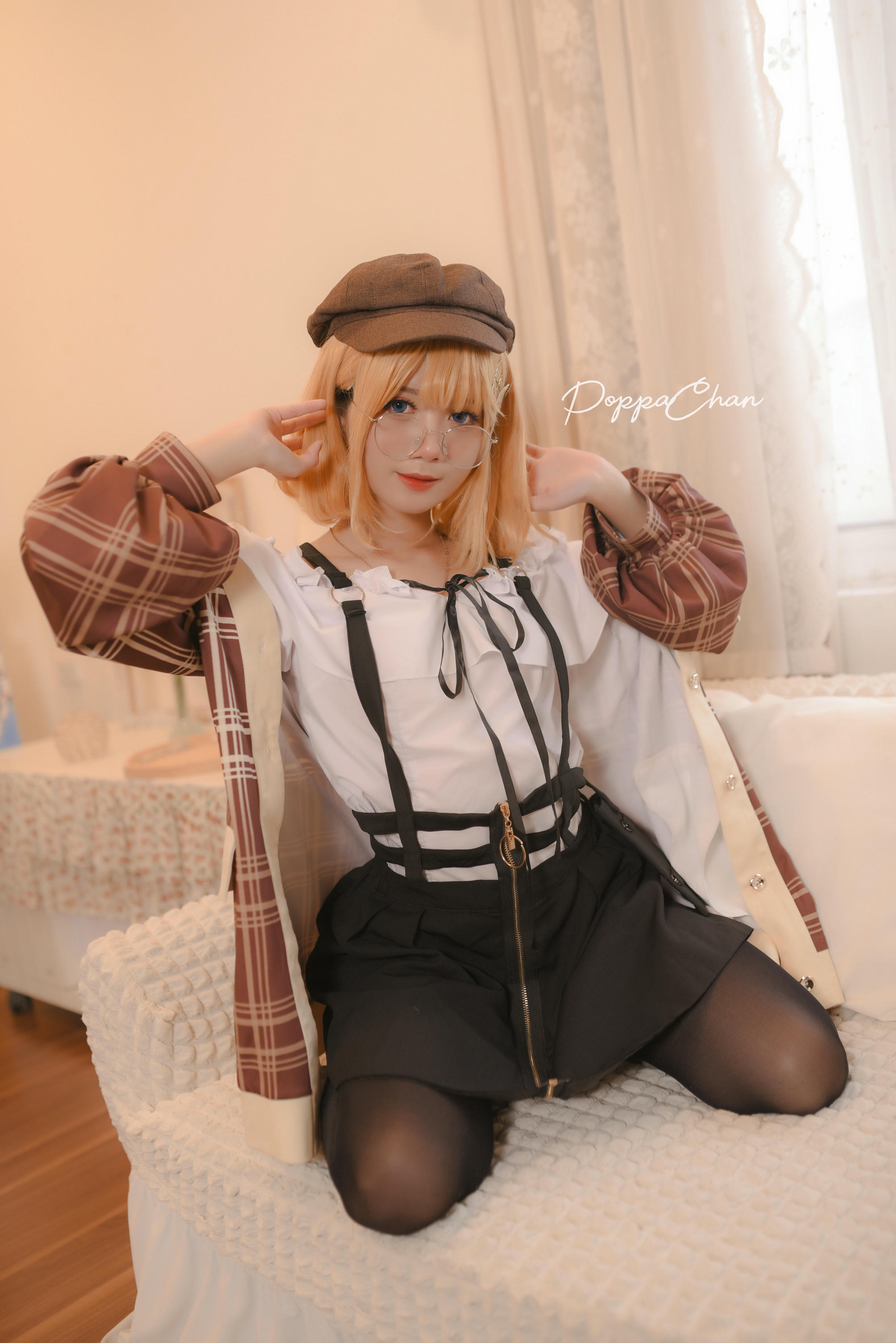 越南coser-PoppaChan NO.015 Amelia Watson Casual Clothes version [50P+10V／261MB]_第1集
