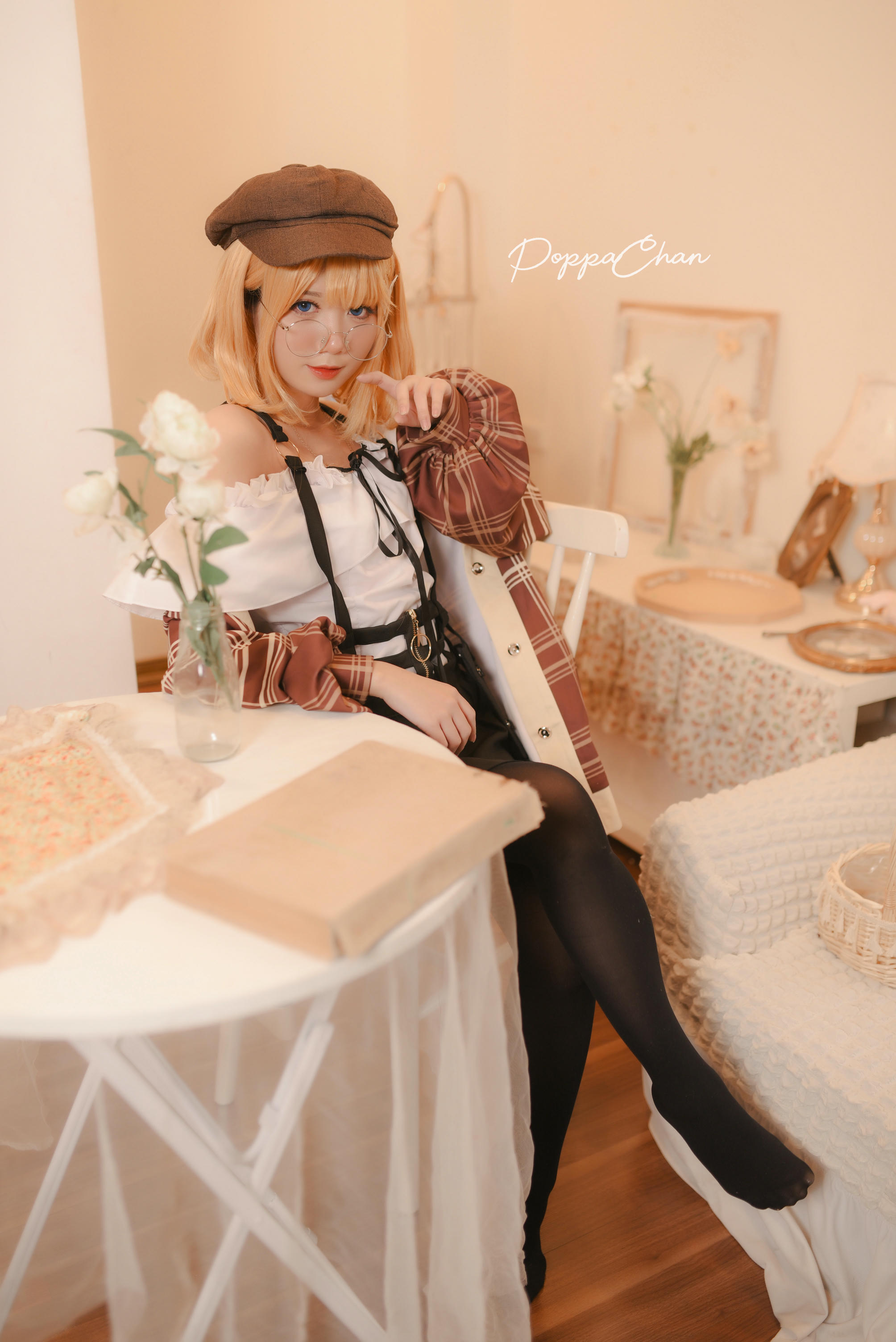 越南coser-PoppaChan NO.015 Amelia Watson Casual Clothes version [50P+10V／261MB]_第2集