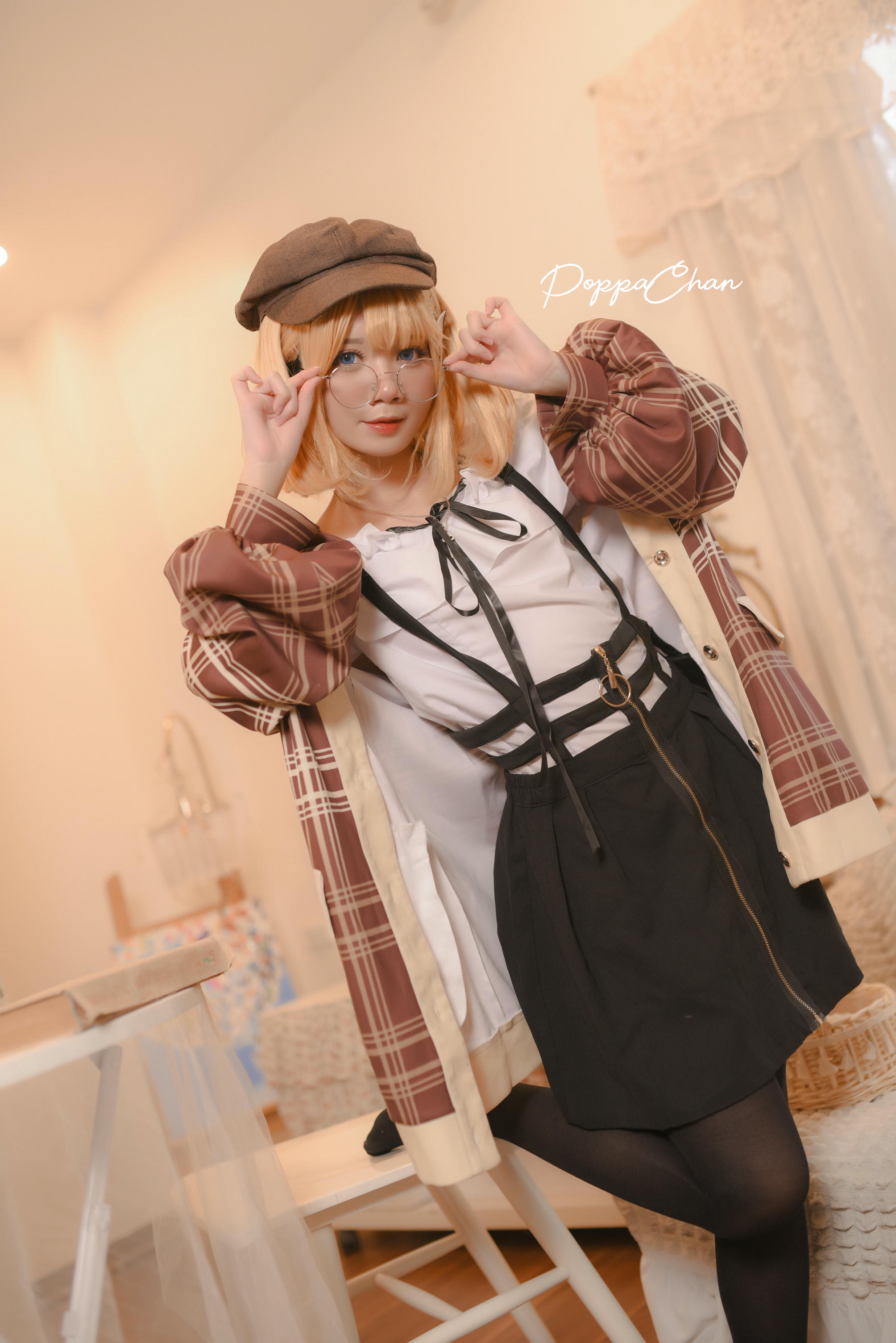 越南coser-PoppaChan NO.015 Amelia Watson Casual Clothes version [50P+10V／261MB]_第2集