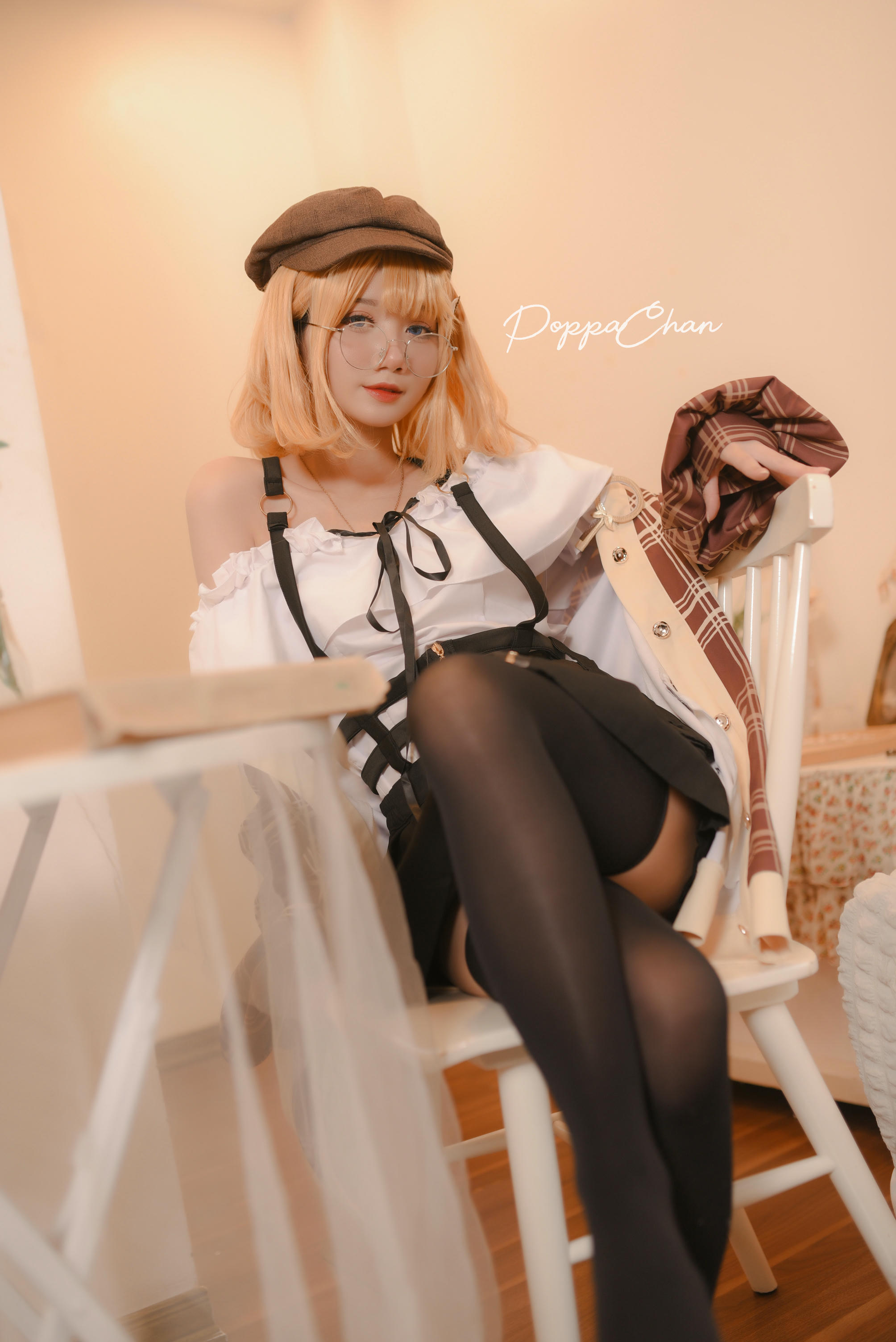 越南coser-PoppaChan NO.015 Amelia Watson Casual Clothes version [50P+10V／261MB]_第1集