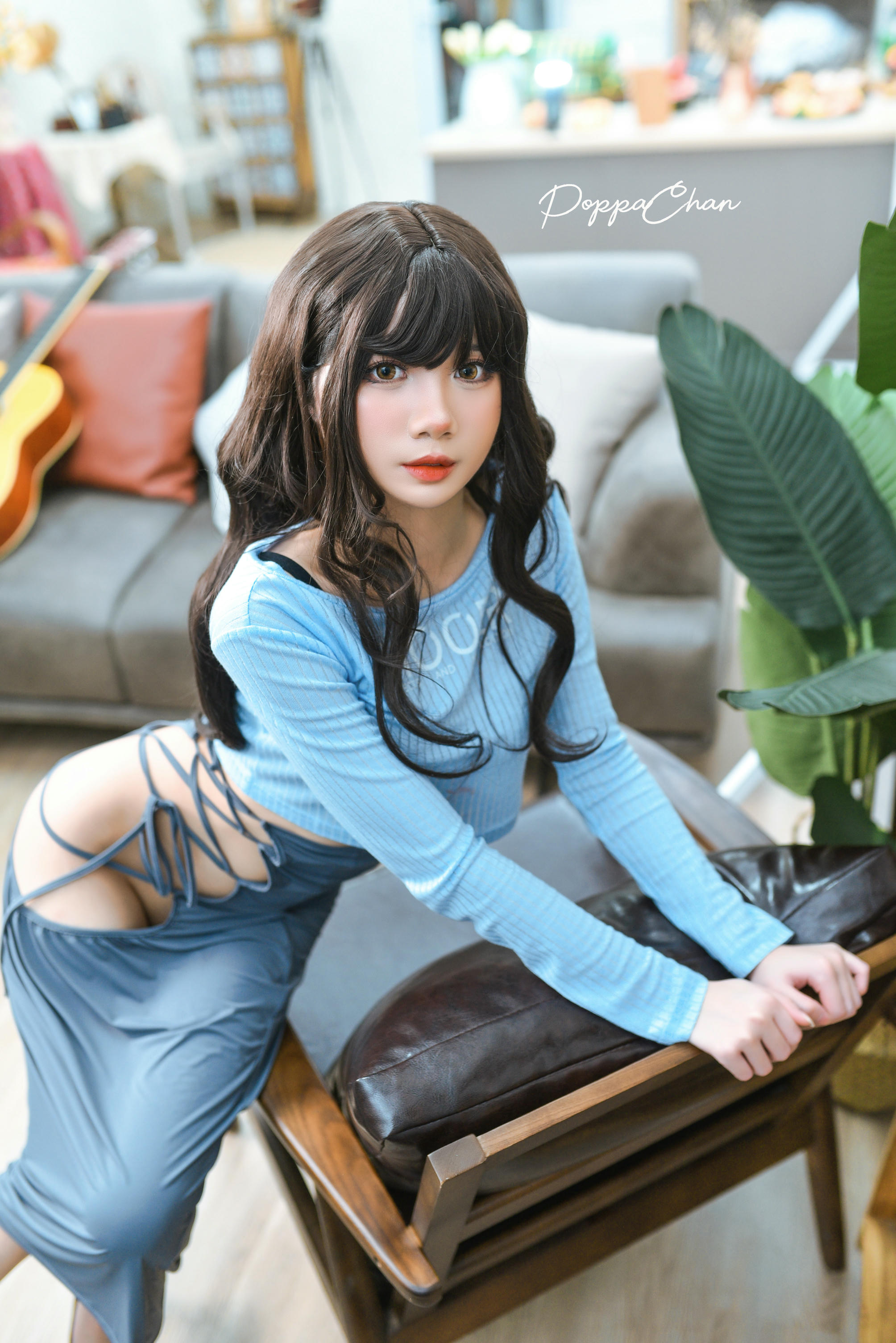 越南coser-PoppaChan NO.017 Hitomio Guitar girl (NSFW Sexy and Lewd content) [30P+6V／270MB]_第2集