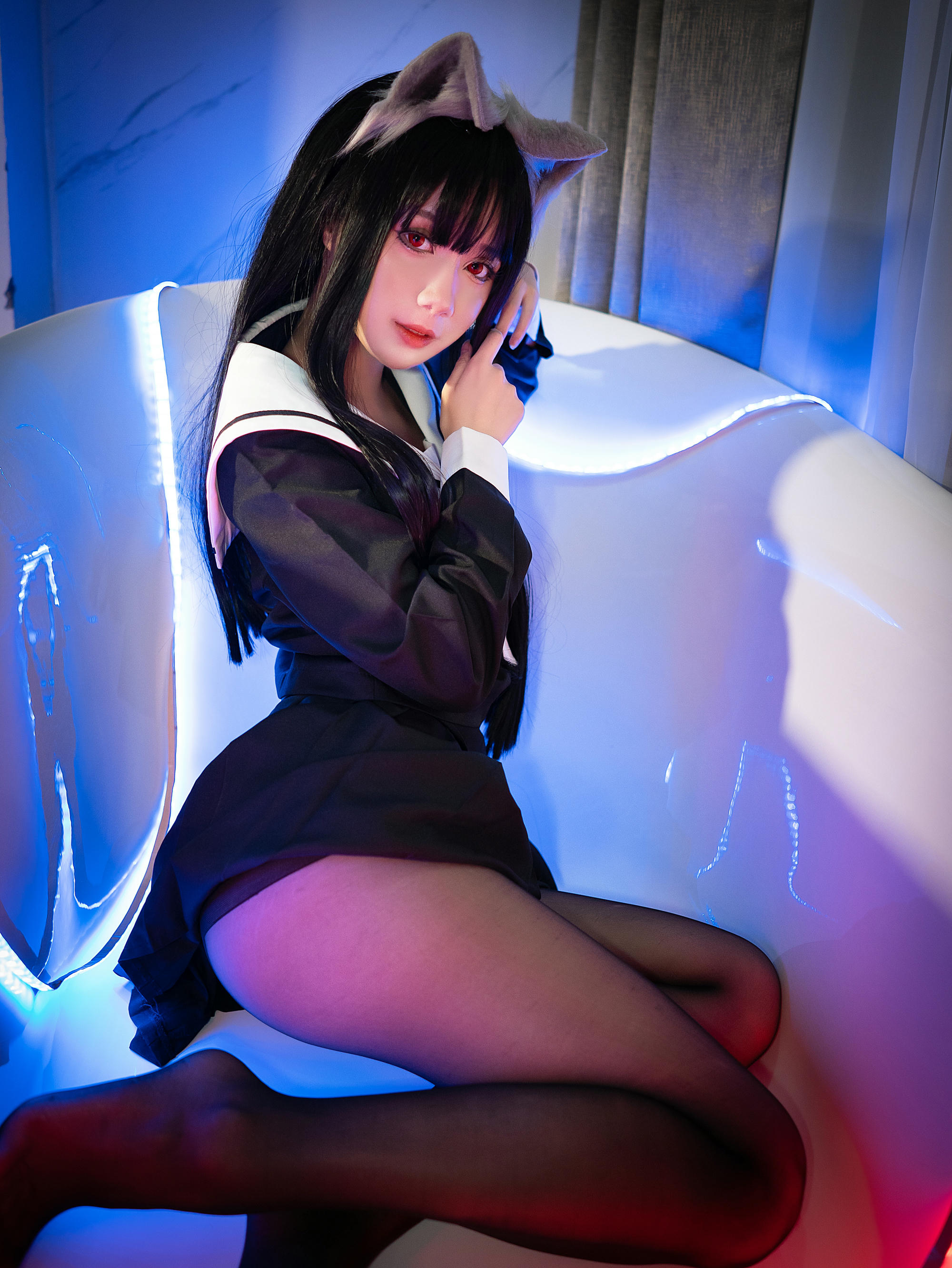 越南coser-PoppaChan NO.019 Naughty Cat [20P+2V／293MB]_第1集