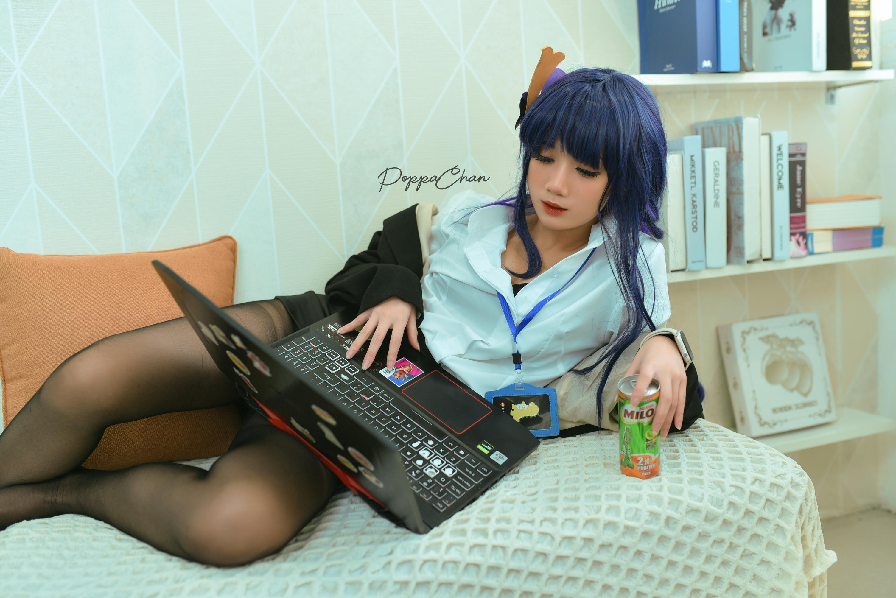 越南coser-PoppaChan NO.020 Raiden Shogun Officer [25P+3V／166MB]_第1集