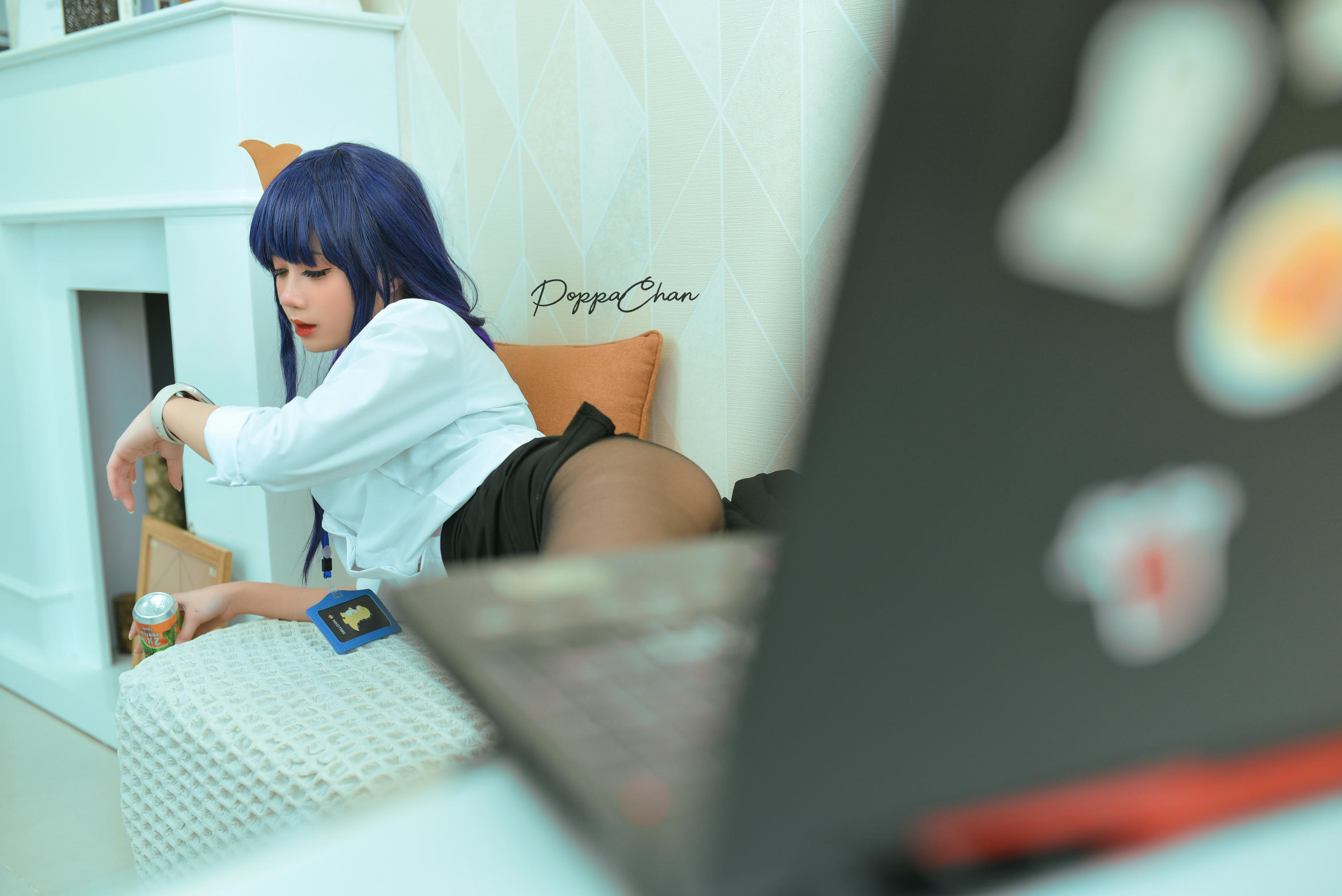 越南coser-PoppaChan NO.020 Raiden Shogun Officer [25P+3V／166MB]_第1集