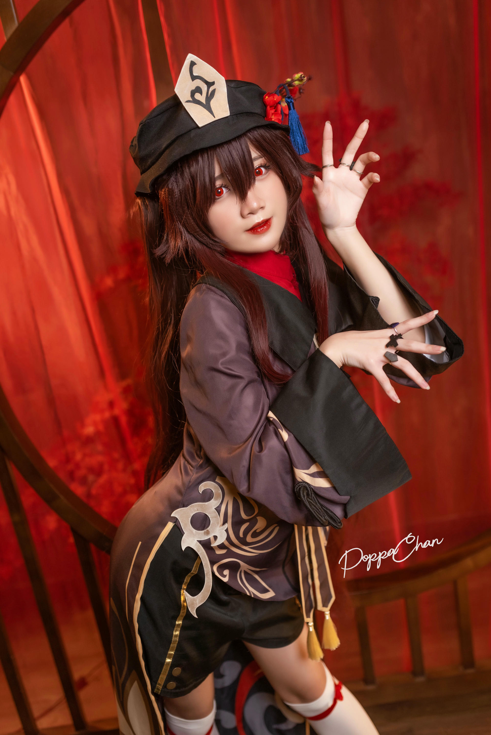 越南coser-PoppaChan NO.021 Hutao Genshin Impact [25P／110MB]_第1集