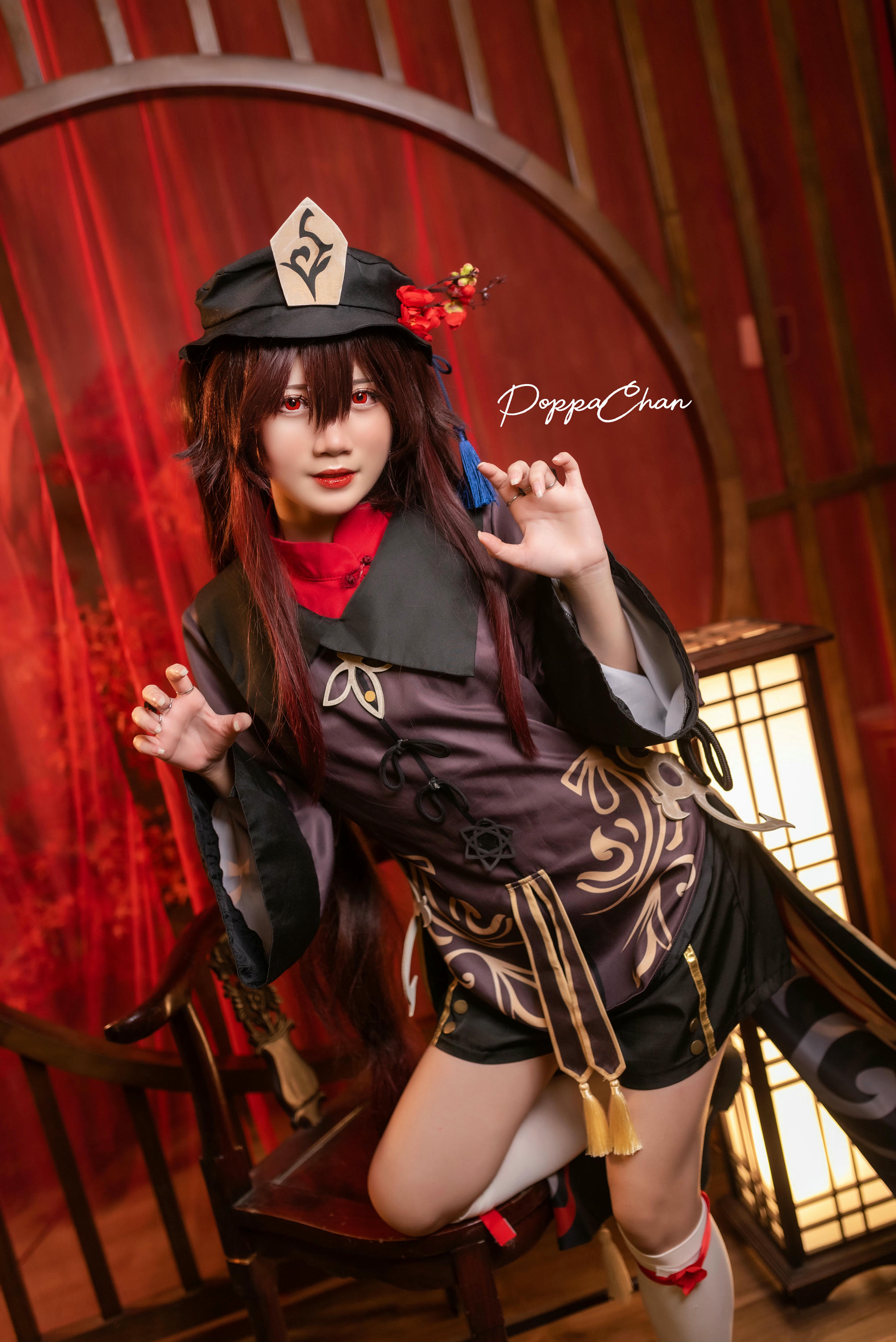 越南coser-PoppaChan NO.021 Hutao Genshin Impact [25P／110MB]_第1集