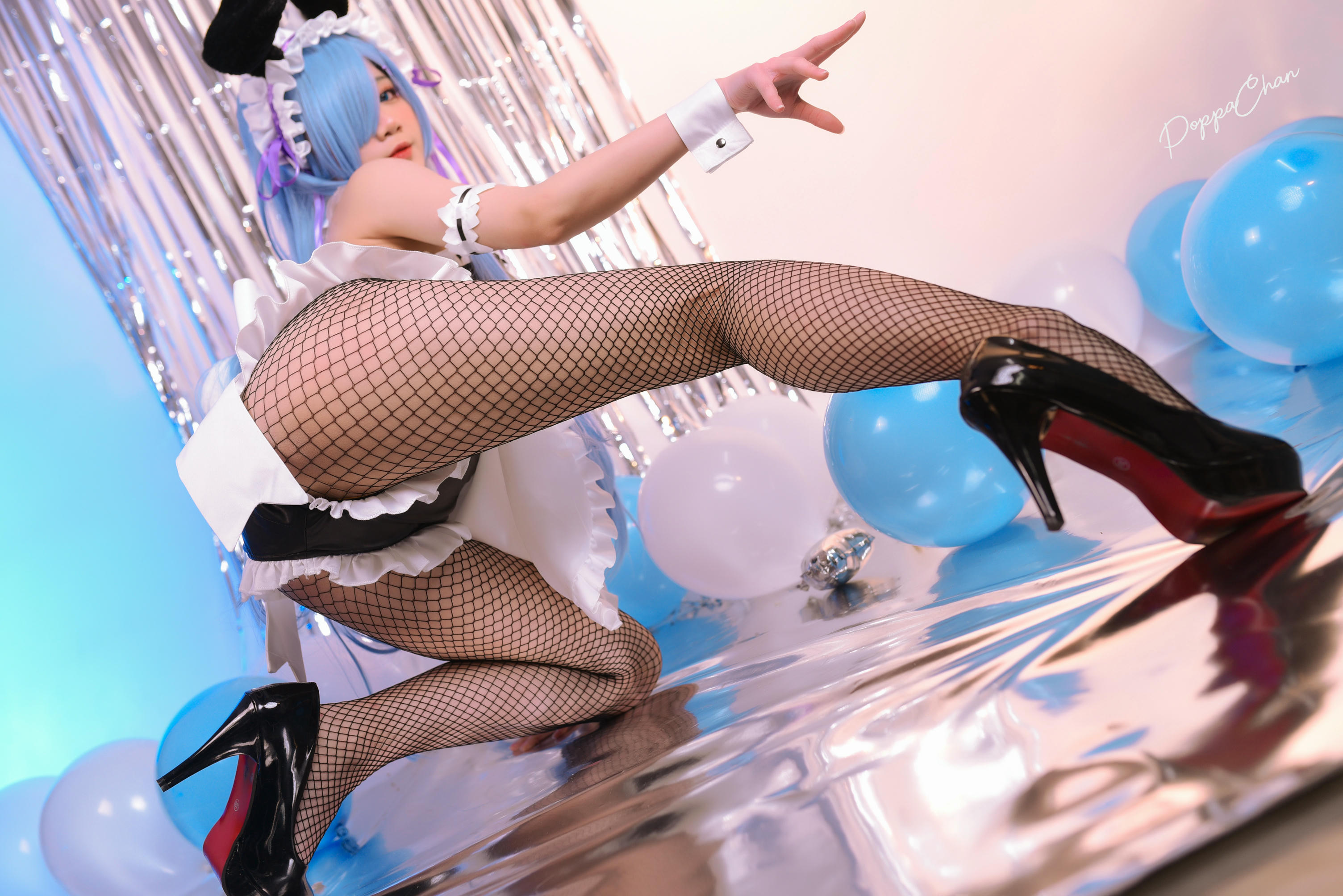 越南coser-PoppaChan NO.022 Rem Bunny Re-Zero[37P+12V／489MB]_第2集