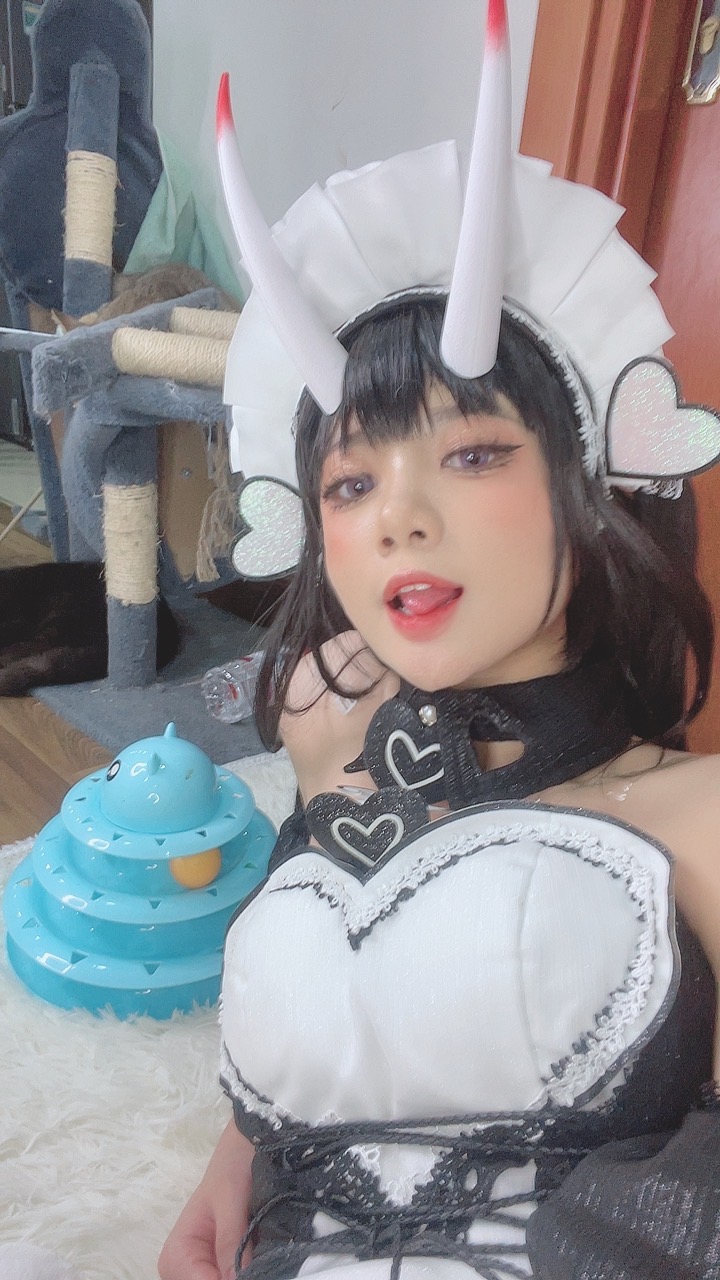 越南coser-PoppaChan NO.026 cosplay NOshiro Maid Azur Lane [127P11V 805MB]-Pic_第6集