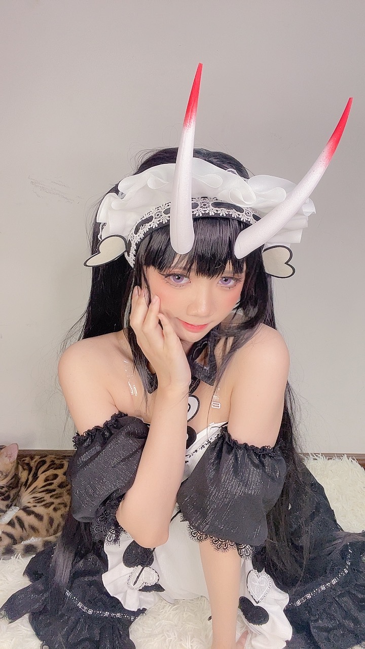 越南coser-PoppaChan NO.026 cosplay NOshiro Maid Azur Lane [127P11V 805MB]-Pic_第5集