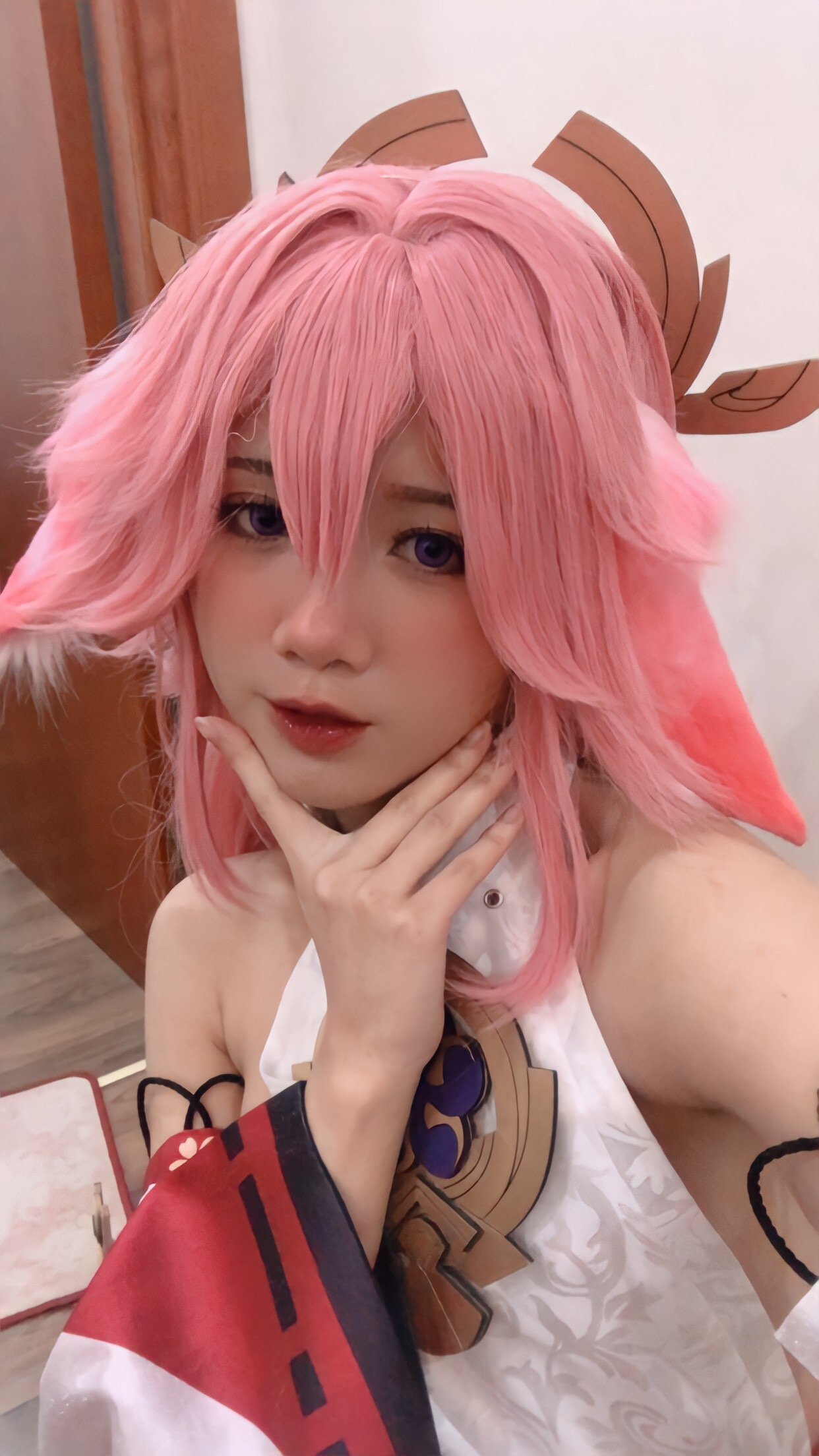 越南coser-PoppaChan NO.027 Yae Miko Genshin Impact [56P+15V／619MB]_第2集