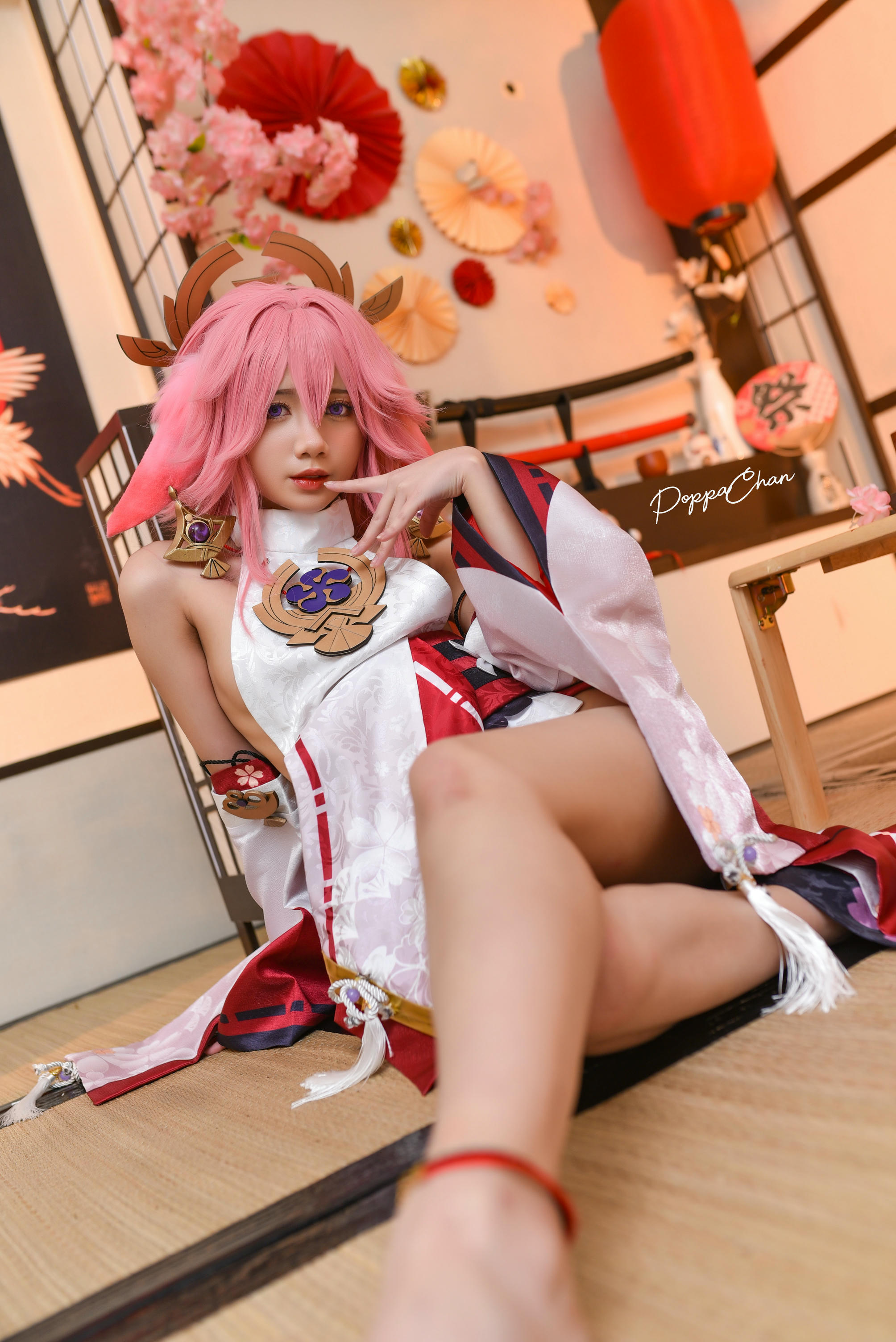 越南coser-PoppaChan NO.027 Yae Miko Genshin Impact [56P+15V／619MB]_第1集