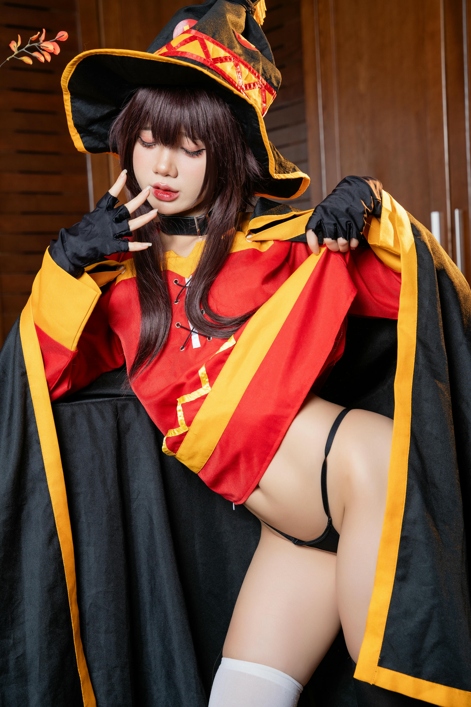 越南coser-PoppaChan NO.033 Konosuba Megumin [128P12V-1.01GB]_第1集