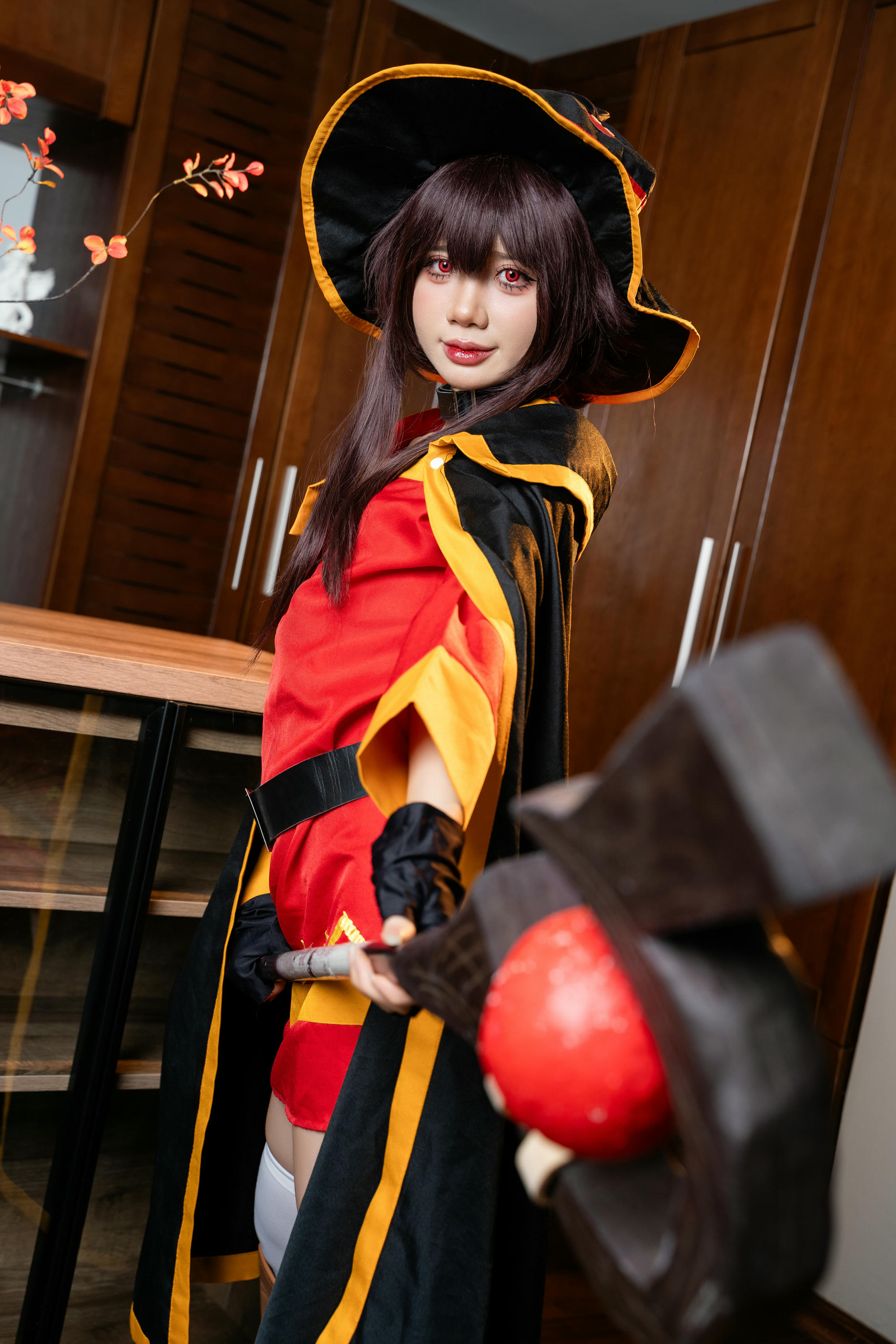 越南coser-PoppaChan NO.033 Konosuba Megumin [128P12V-1.01GB]_第1集
