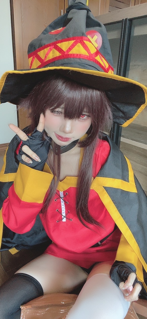 越南coser-PoppaChan NO.033 Konosuba Megumin [128P12V-1.01GB]-Selfies_第1集