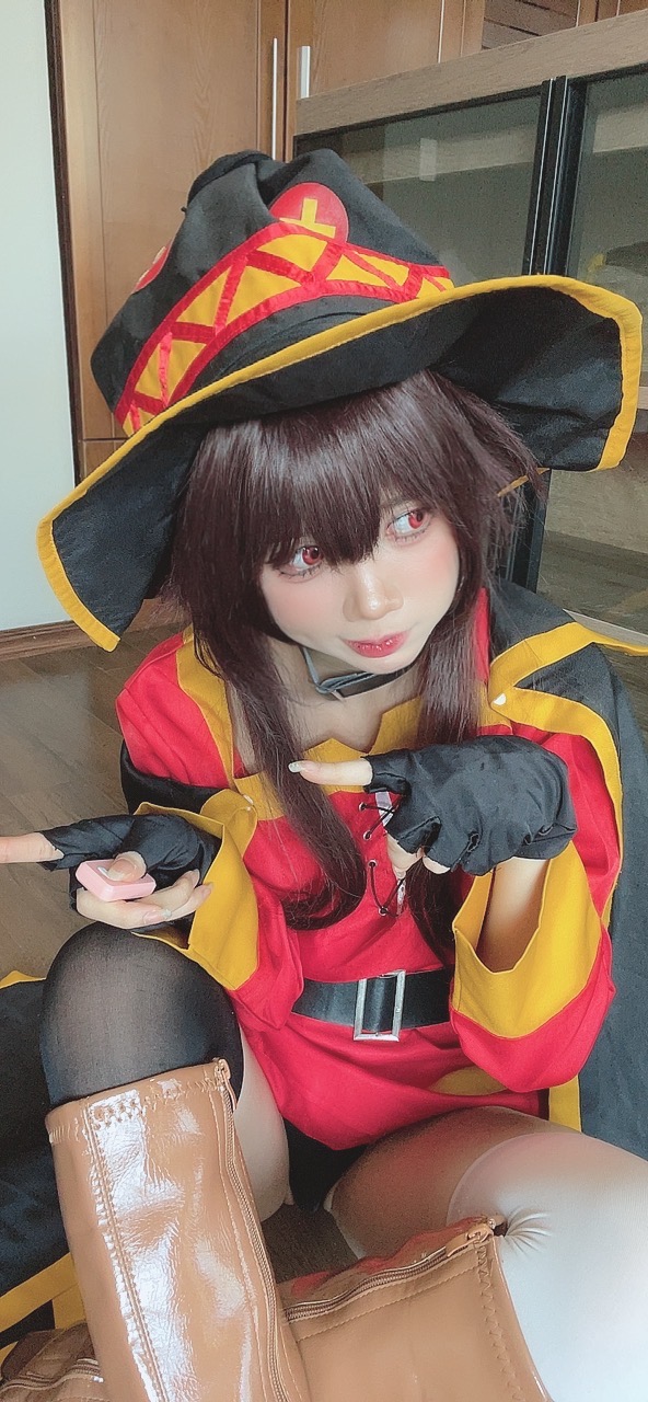 越南coser-PoppaChan NO.033 Konosuba Megumin [128P12V-1.01GB]-Selfies_第2集