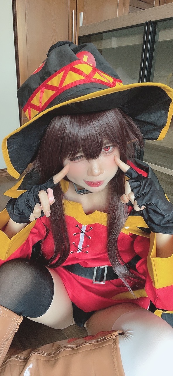 越南coser-PoppaChan NO.033 Konosuba Megumin [128P12V-1.01GB]-Selfies_第2集