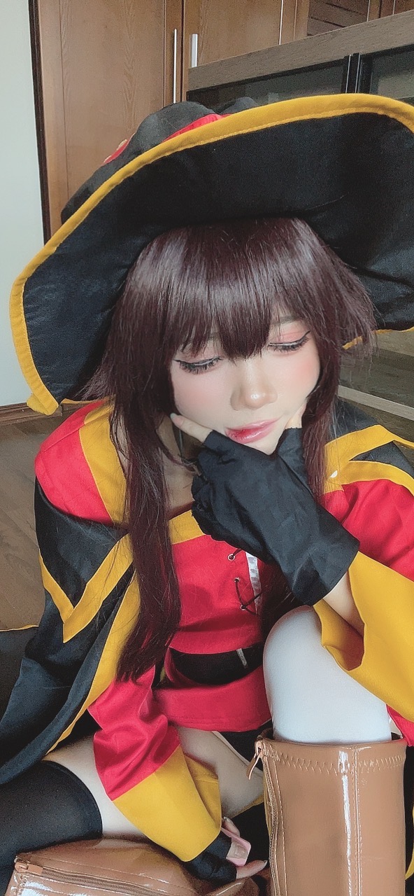 越南coser-PoppaChan NO.033 Konosuba Megumin [128P12V-1.01GB]-Selfies_第2集