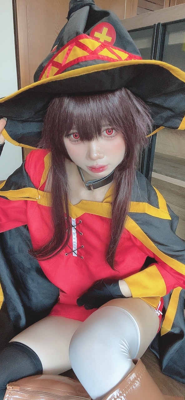 越南coser-PoppaChan NO.033 Konosuba Megumin [128P12V-1.01GB]-Selfies_第1集