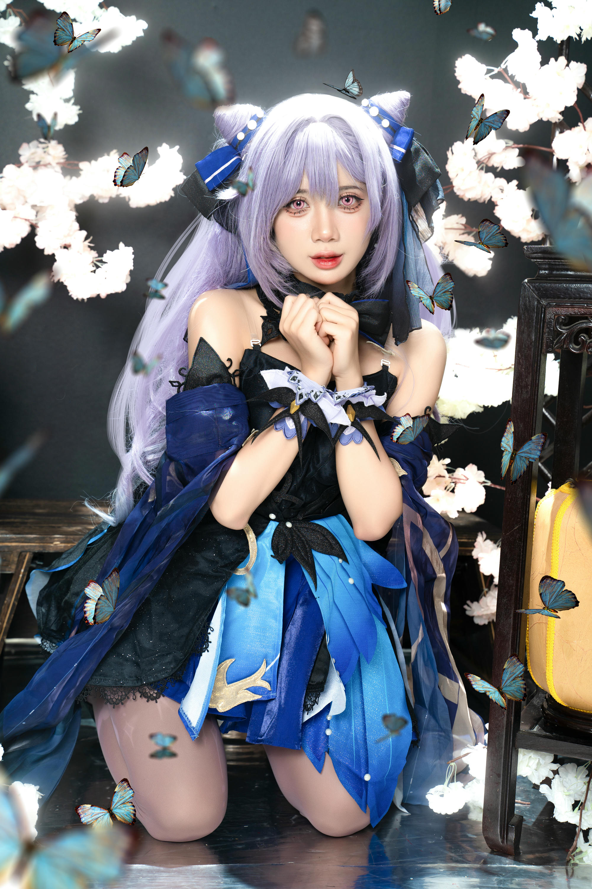 越南coser-PoppaChan NO.034 8月 Keqing [120P10V 1.08GB]_第1集