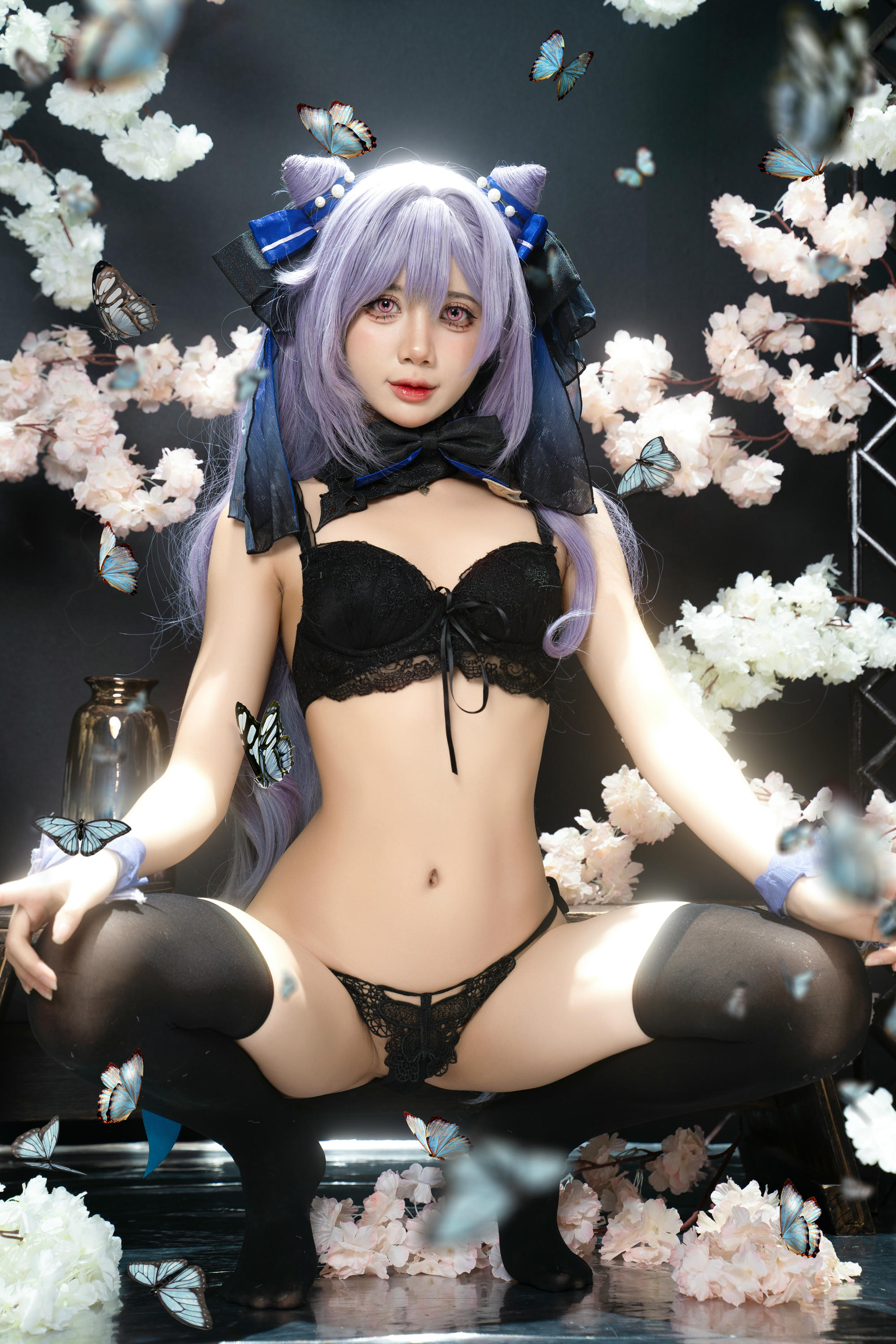 越南coser-PoppaChan NO.034 8月 Keqing [120P10V 1.08GB]_第1集
