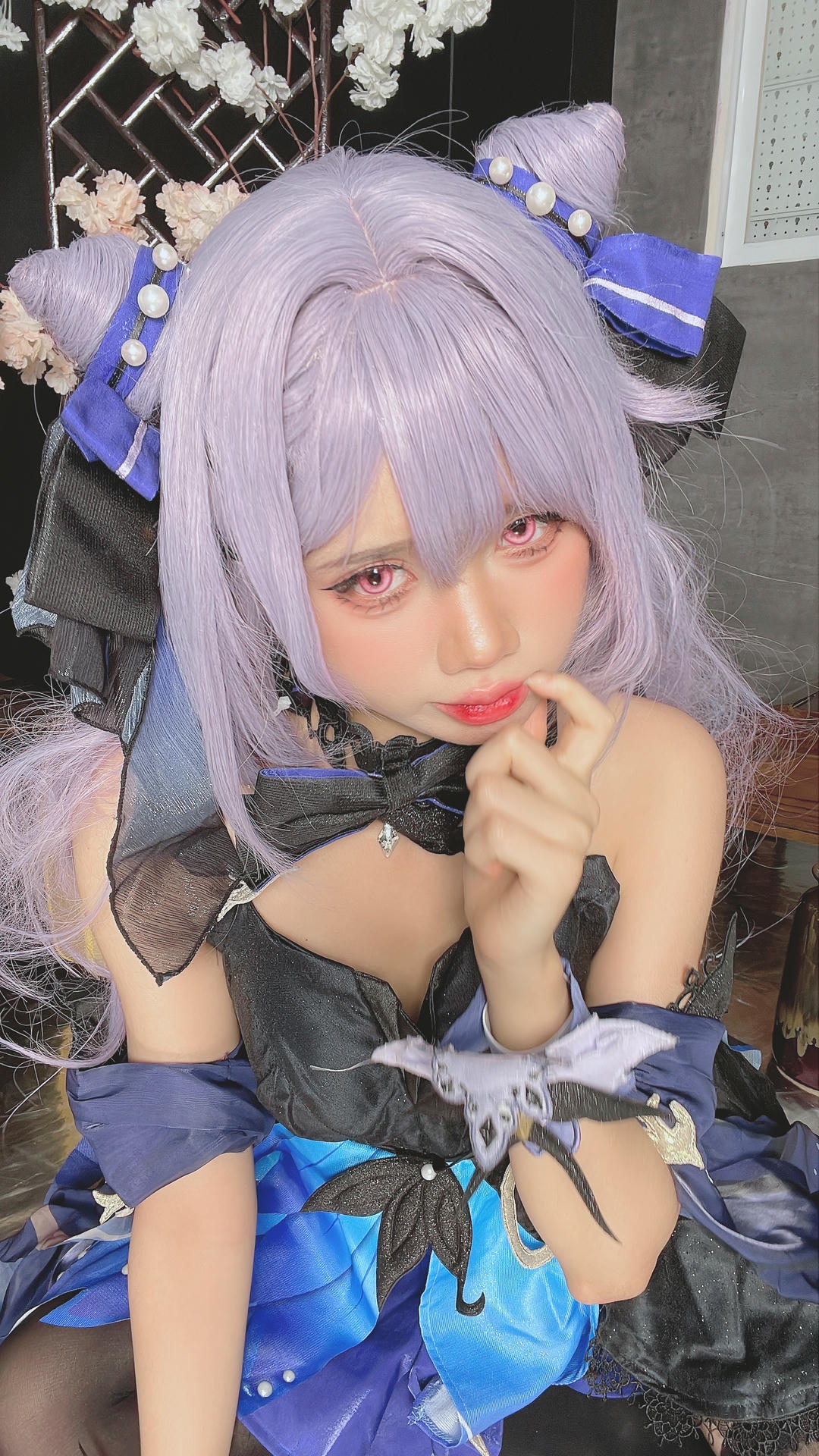 越南coser-PoppaChan NO.034 8月 Keqing [120P10V 1.08GB]-Selfies_第1集