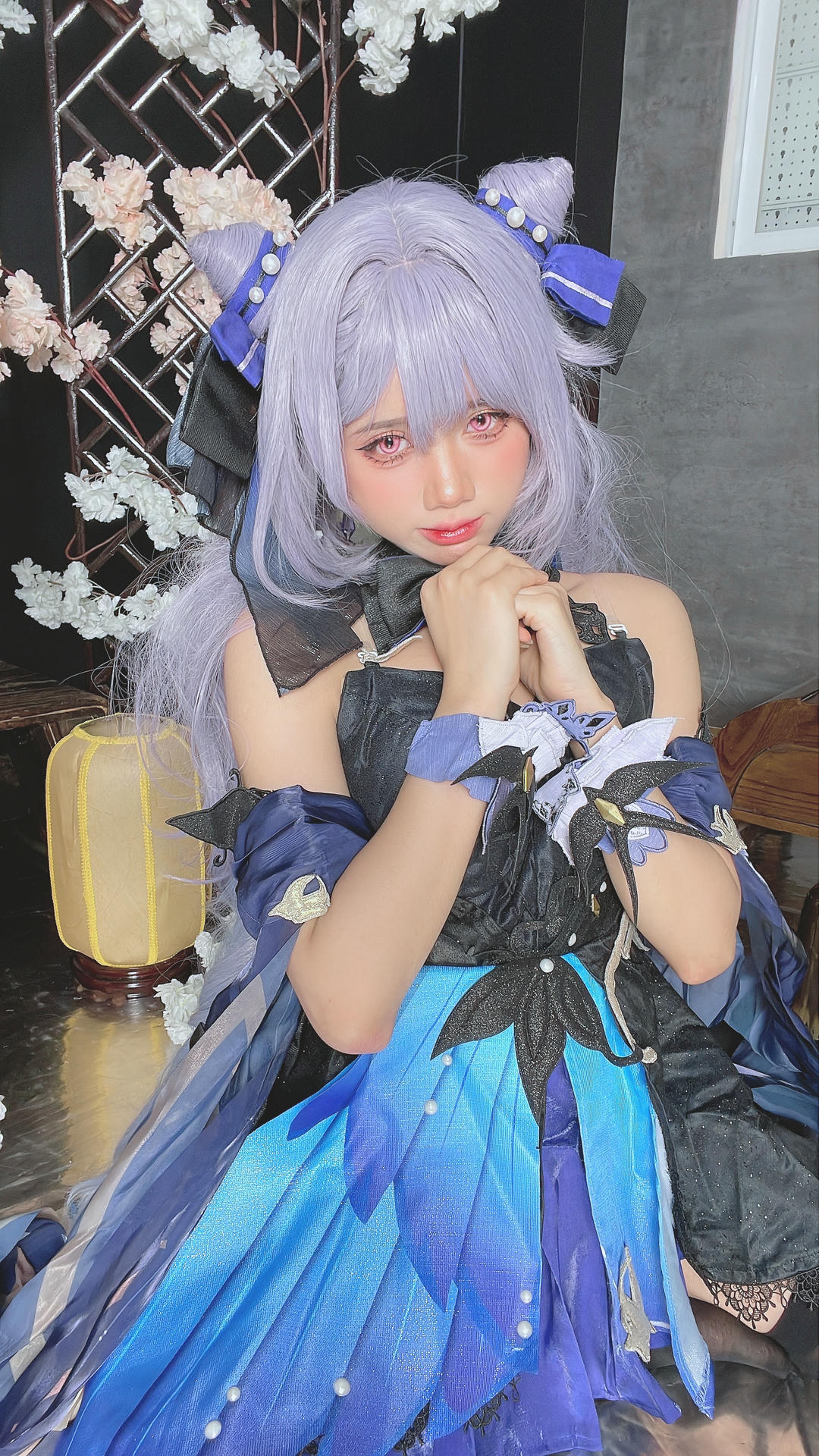 越南coser-PoppaChan NO.034 8月 Keqing [120P10V 1.08GB]-Selfies_第1集
