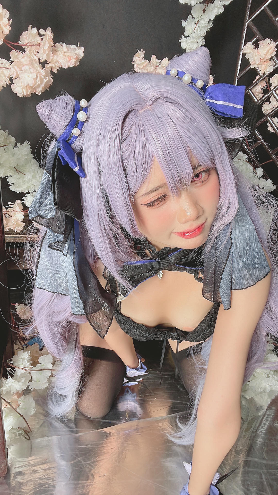 越南coser-PoppaChan NO.034 8月 Keqing [120P10V 1.08GB]-Selfies_第2集