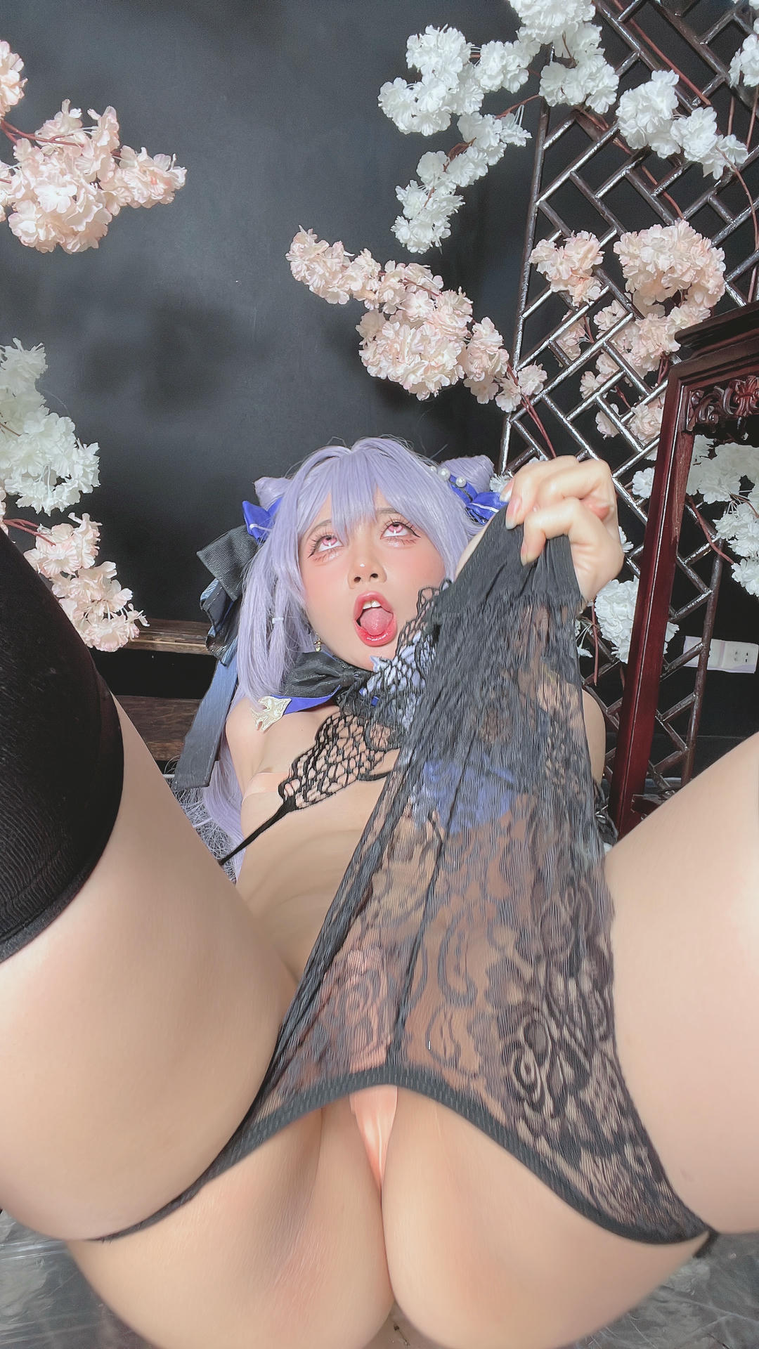 越南coser-PoppaChan NO.034 8月 Keqing [120P10V 1.08GB]-Selfies_第3集