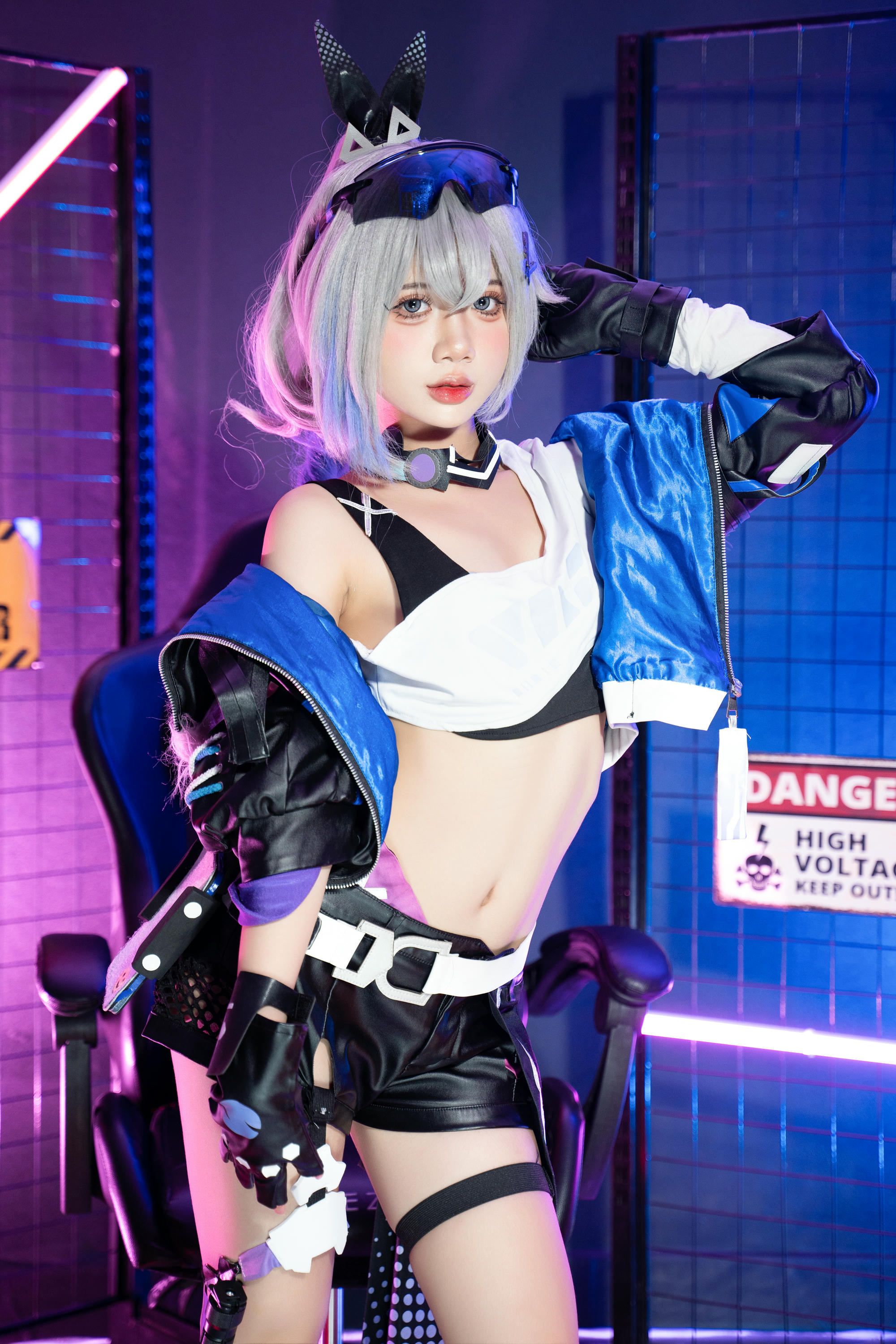 越南coser-PoppaChan NO.035 8月 SilverWolf [139P11V 1.20GB]_第1集