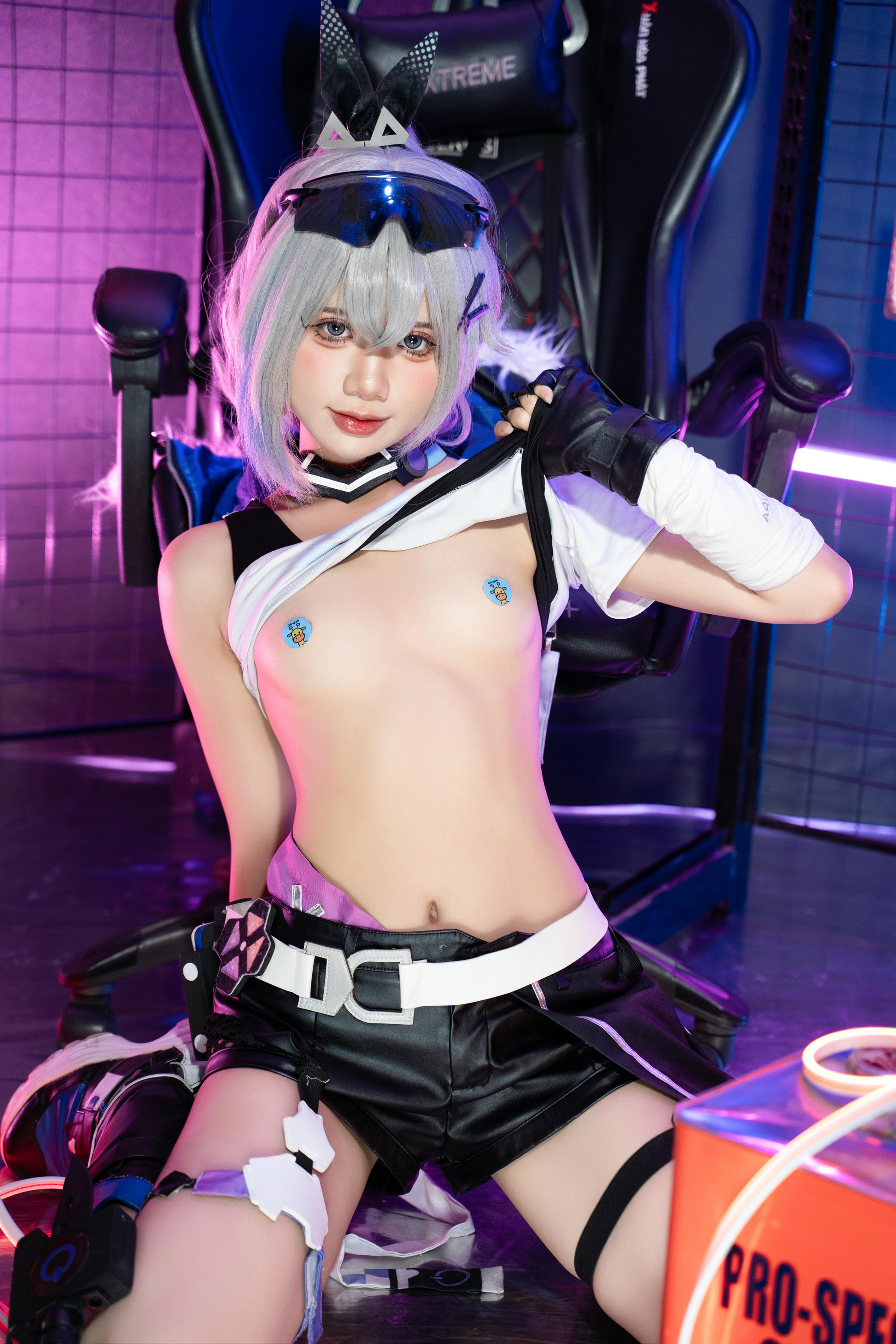 越南coser-PoppaChan NO.035 8月 SilverWolf [139P11V 1.20GB]_第1集