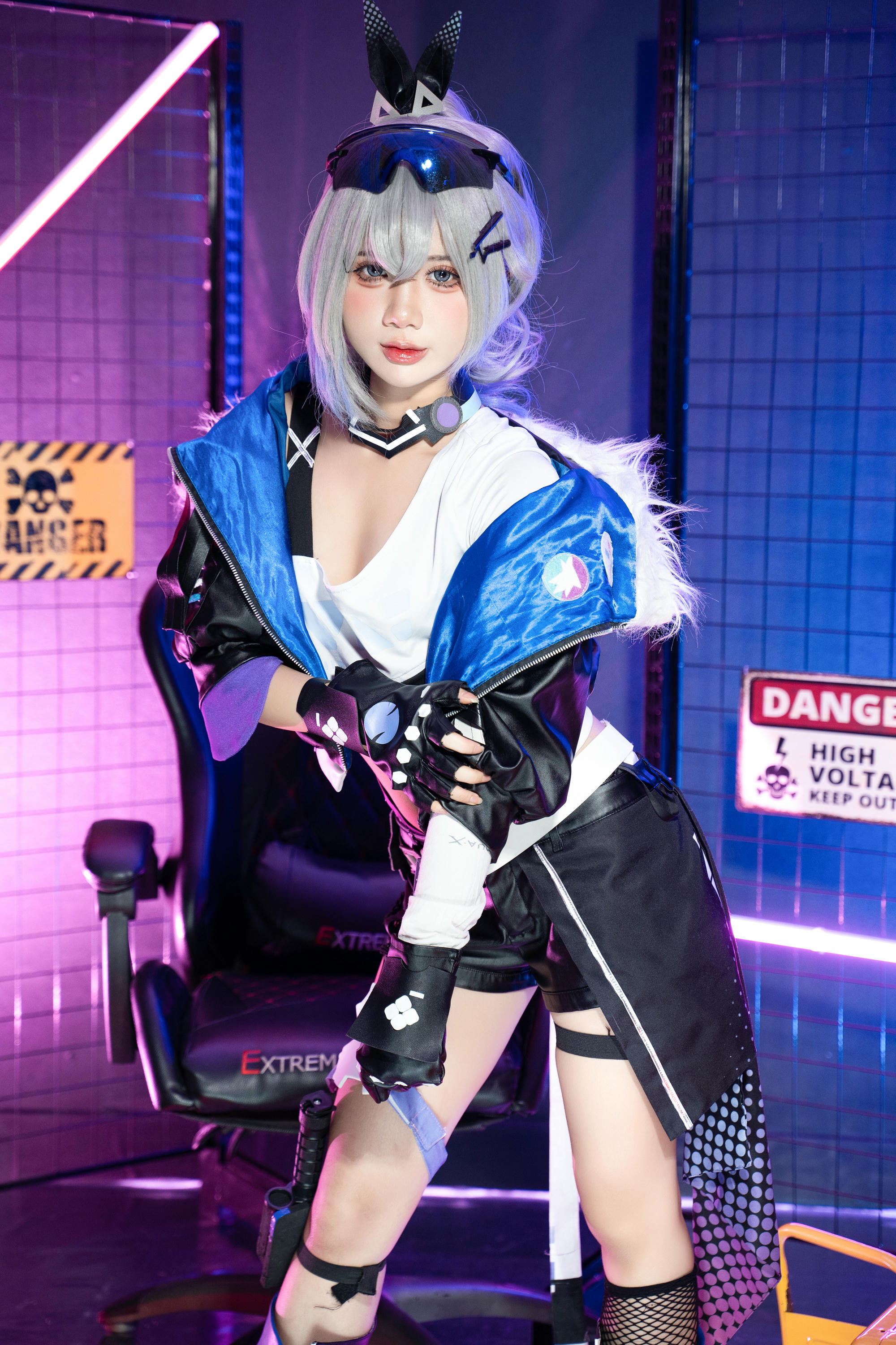 越南coser-PoppaChan NO.035 8月 SilverWolf [139P11V 1.20GB]_第1集