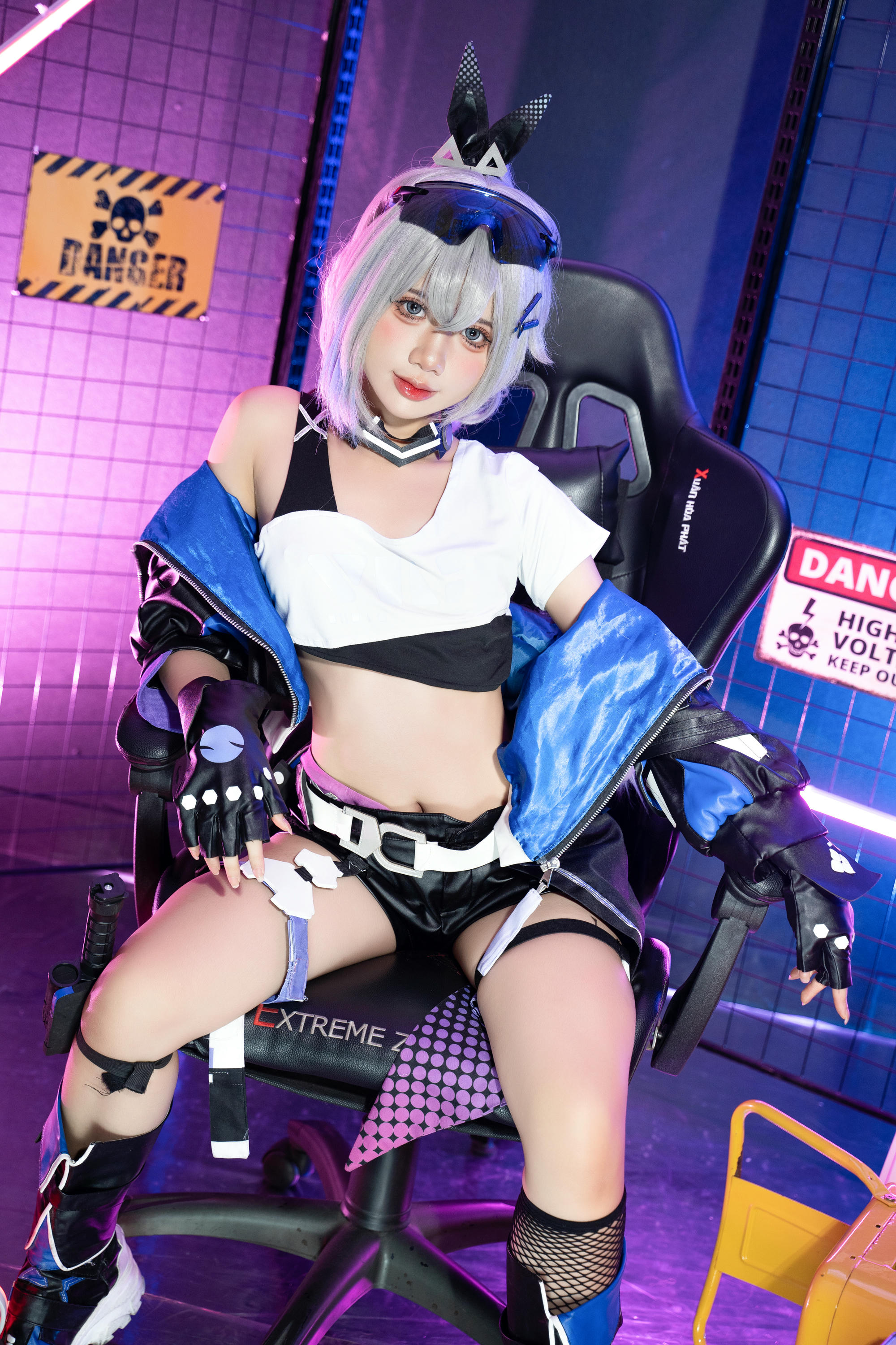 越南coser-PoppaChan NO.035 8月 SilverWolf [139P11V 1.20GB]_第1集